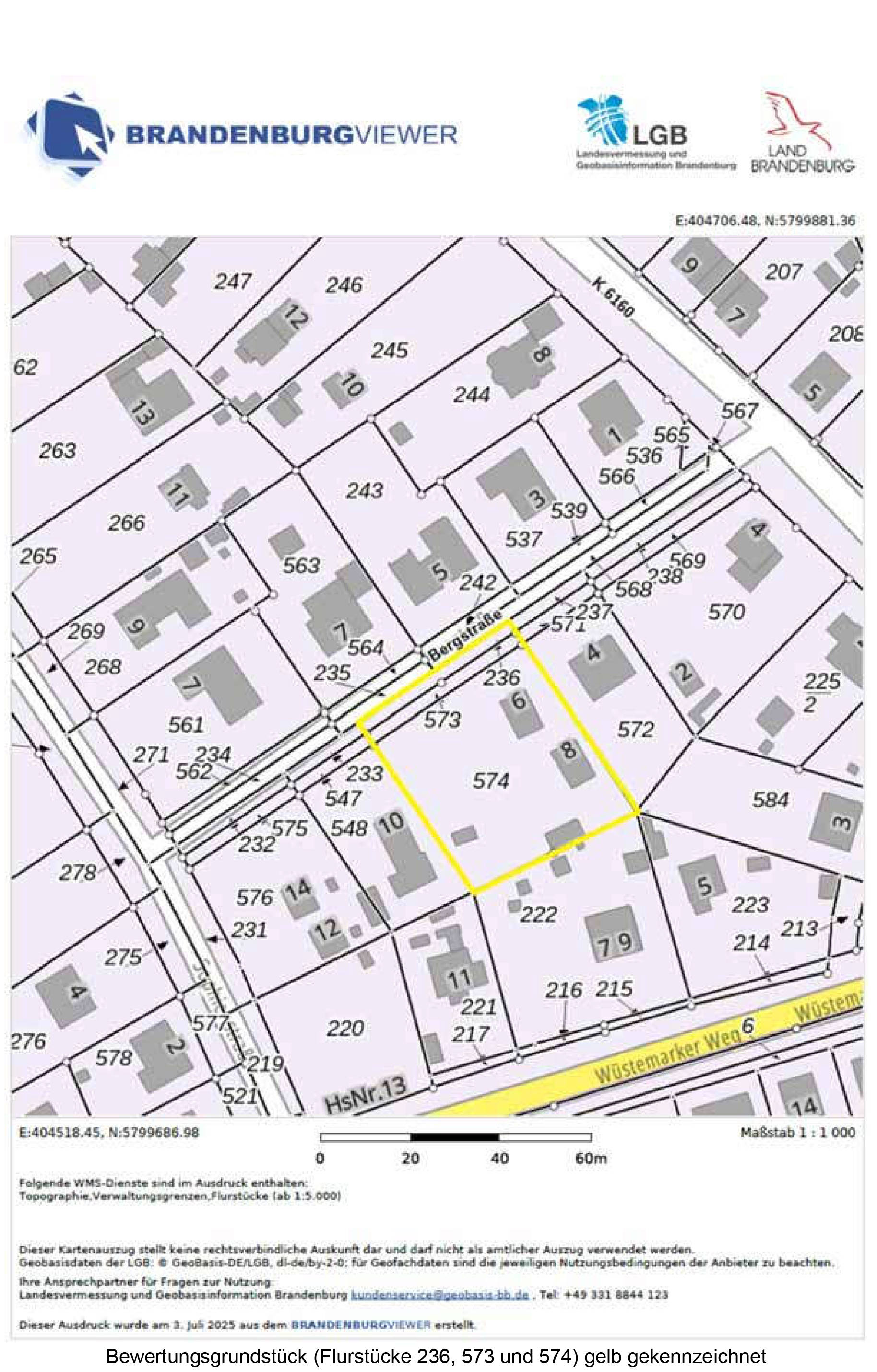 brandenburg 8 K 22/25 Bergstraße 6, 8, 15732 Schulzendorf 15