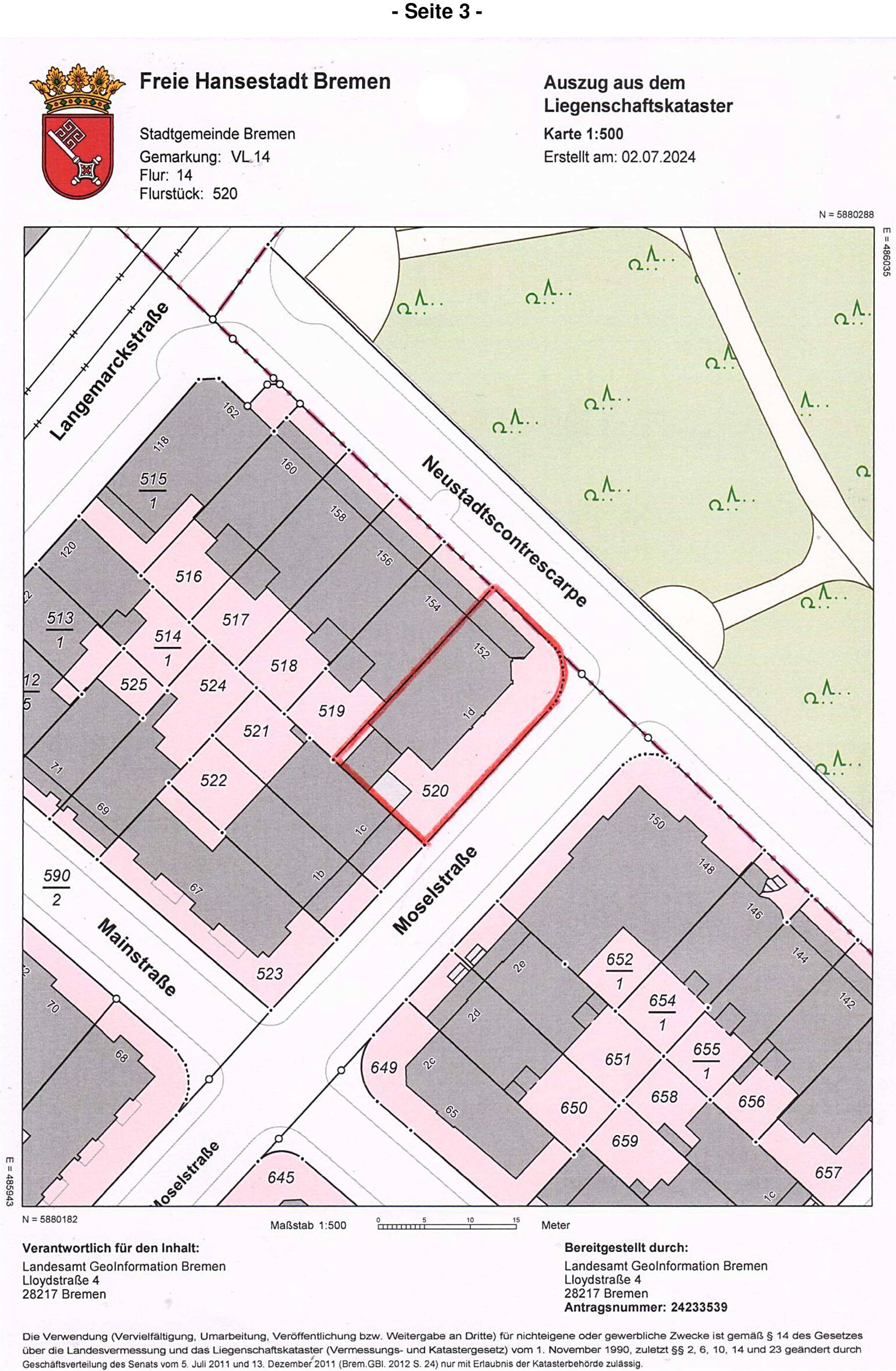 Eigentumswohnung (1 bis 2 Zimmer) in Moselstraße 1 D, 28199 Bremen, Neustadt - Bild 4