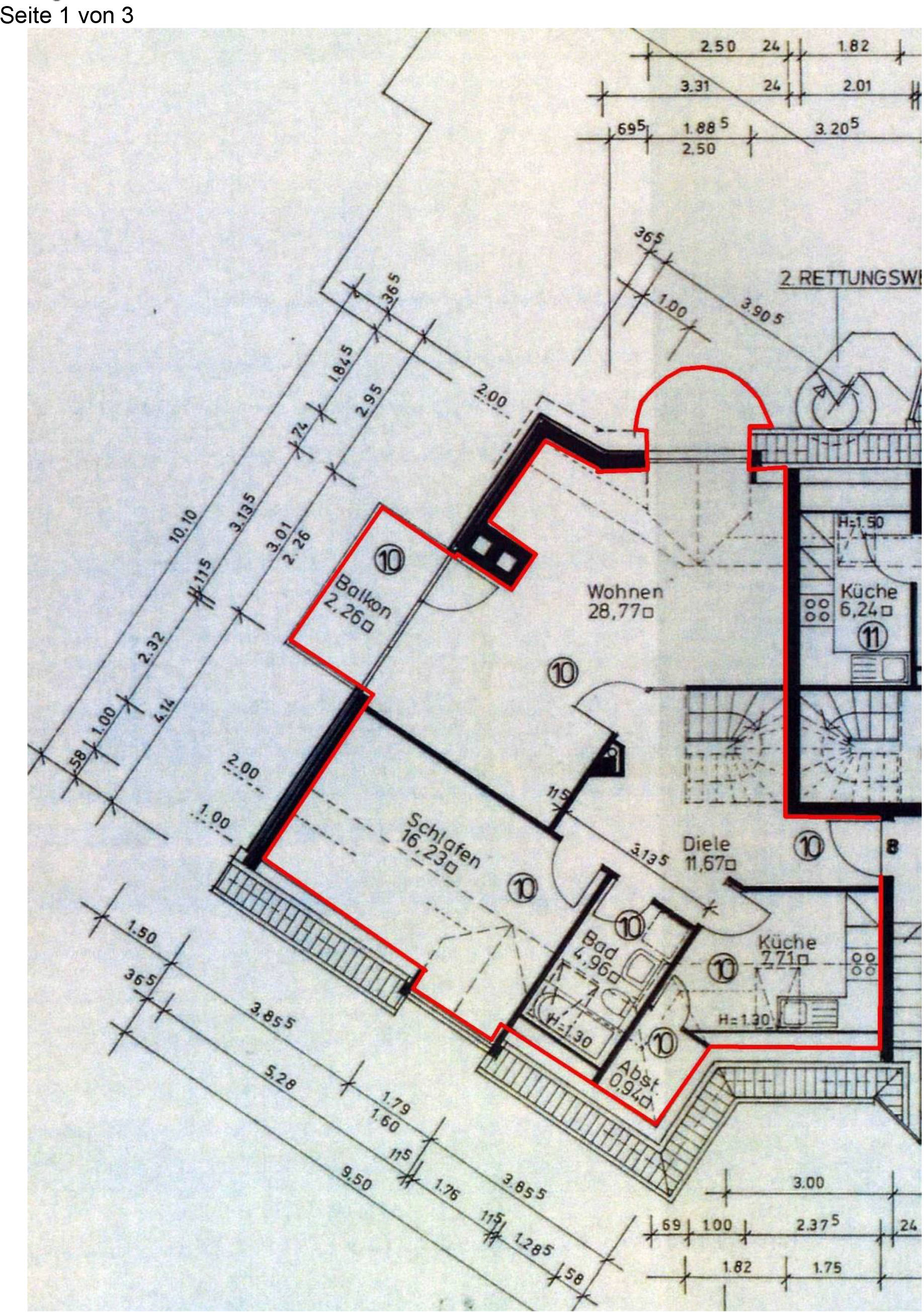 Eigentumswohnung (3 bis 4 Zimmer) in Kapitän-Dallmann-Straße 1, 28779 Bremen, Blumenthal - Bild 3