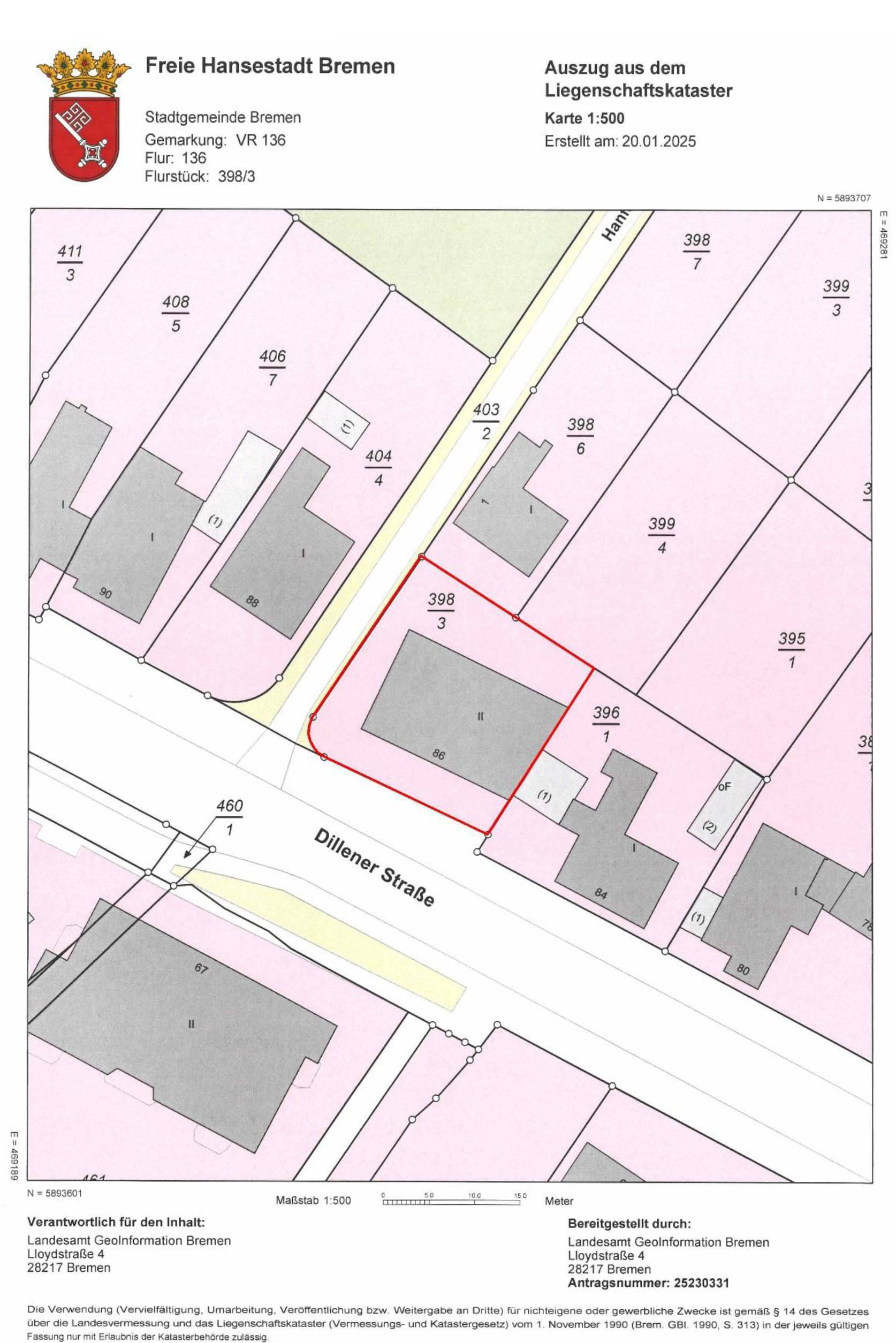 Eigentumswohnung (1 bis 2 Zimmer) in Dillener Str.  86, 28777 Bremen, Rönnebeck - Bild 2