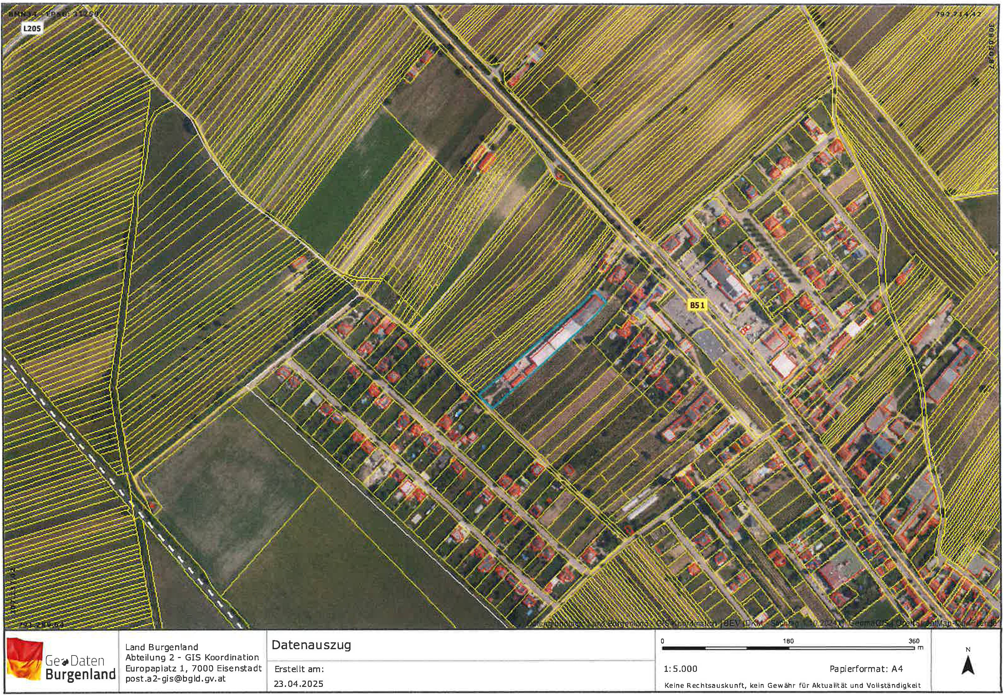 burgenland 4 E 9/25p KG Gols, 7122 Gols 11