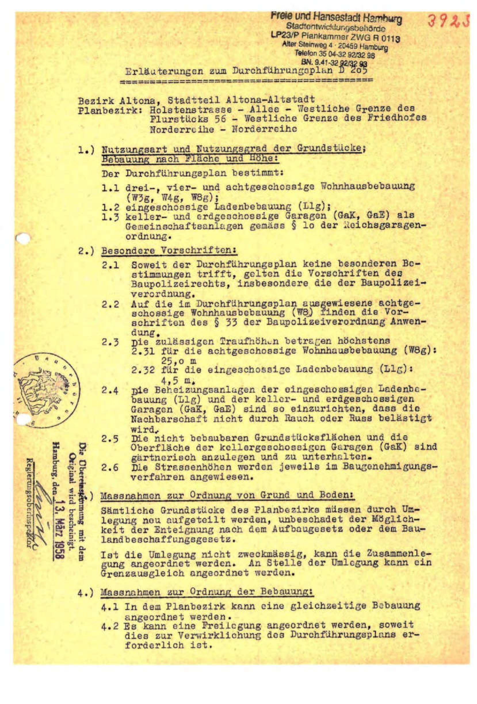 hamburg 323 K 27/23 Holstenstraße 107, 22767 Hamburg 26