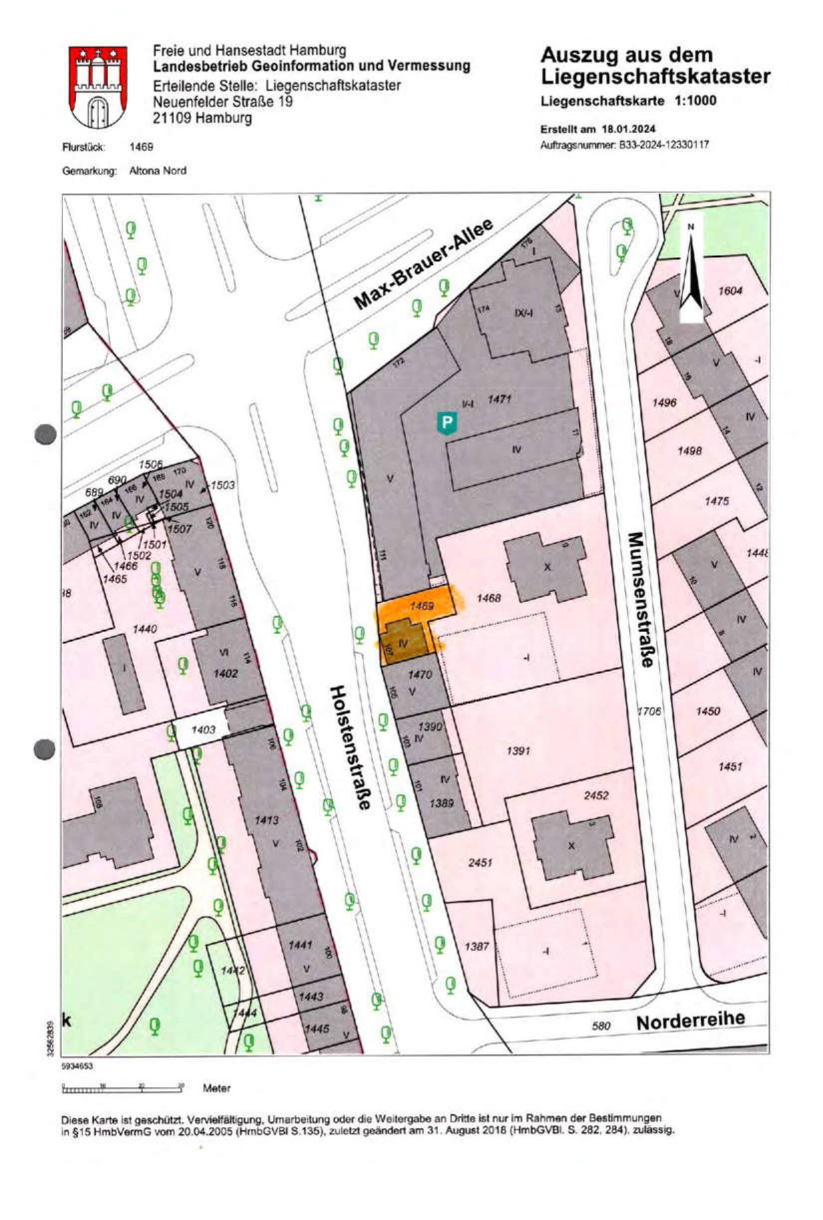hamburg 323 K 27/23 Holstenstraße 107, 22767 Hamburg 28