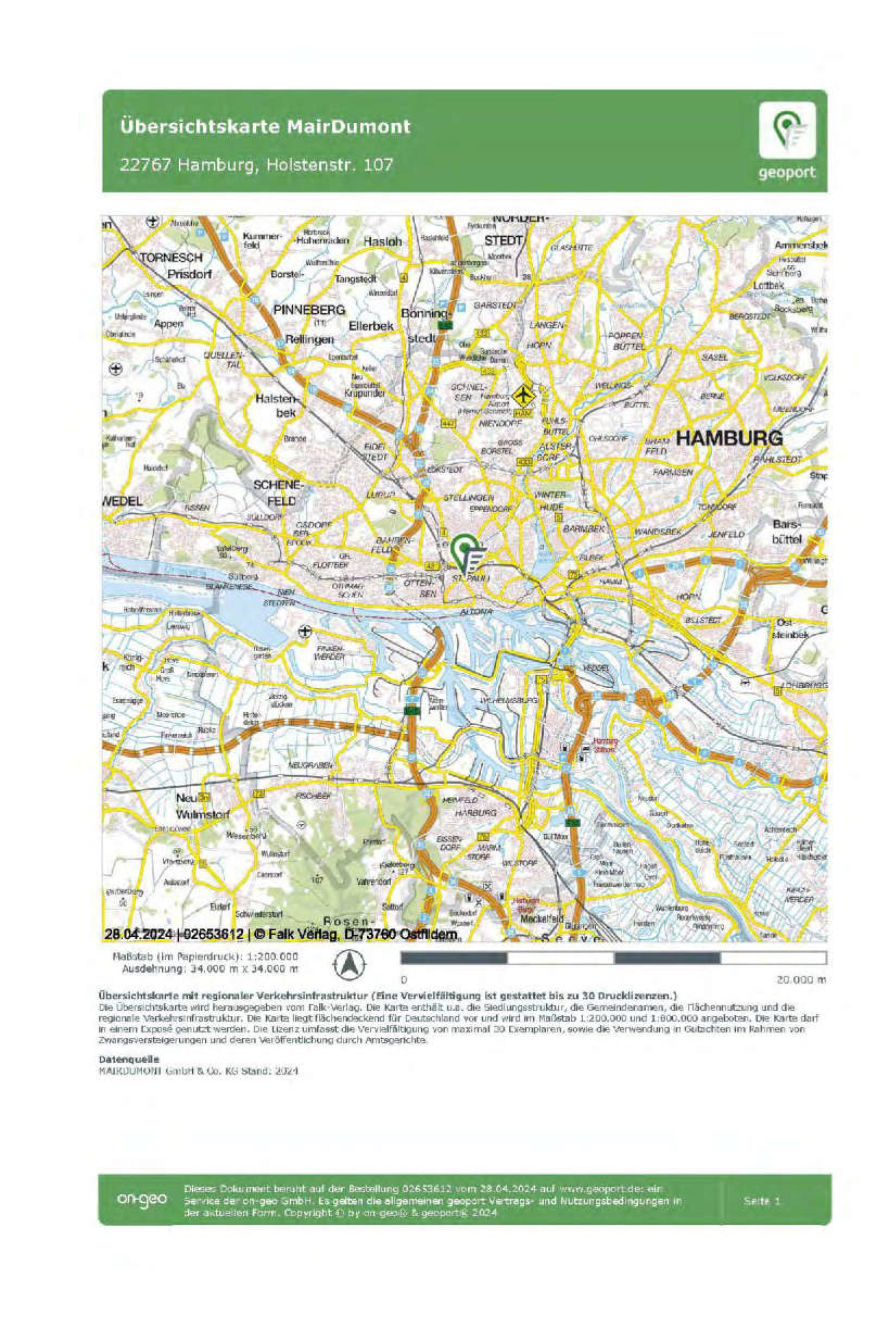 hamburg 323 K 27/23 Holstenstraße 107, 22767 Hamburg 16