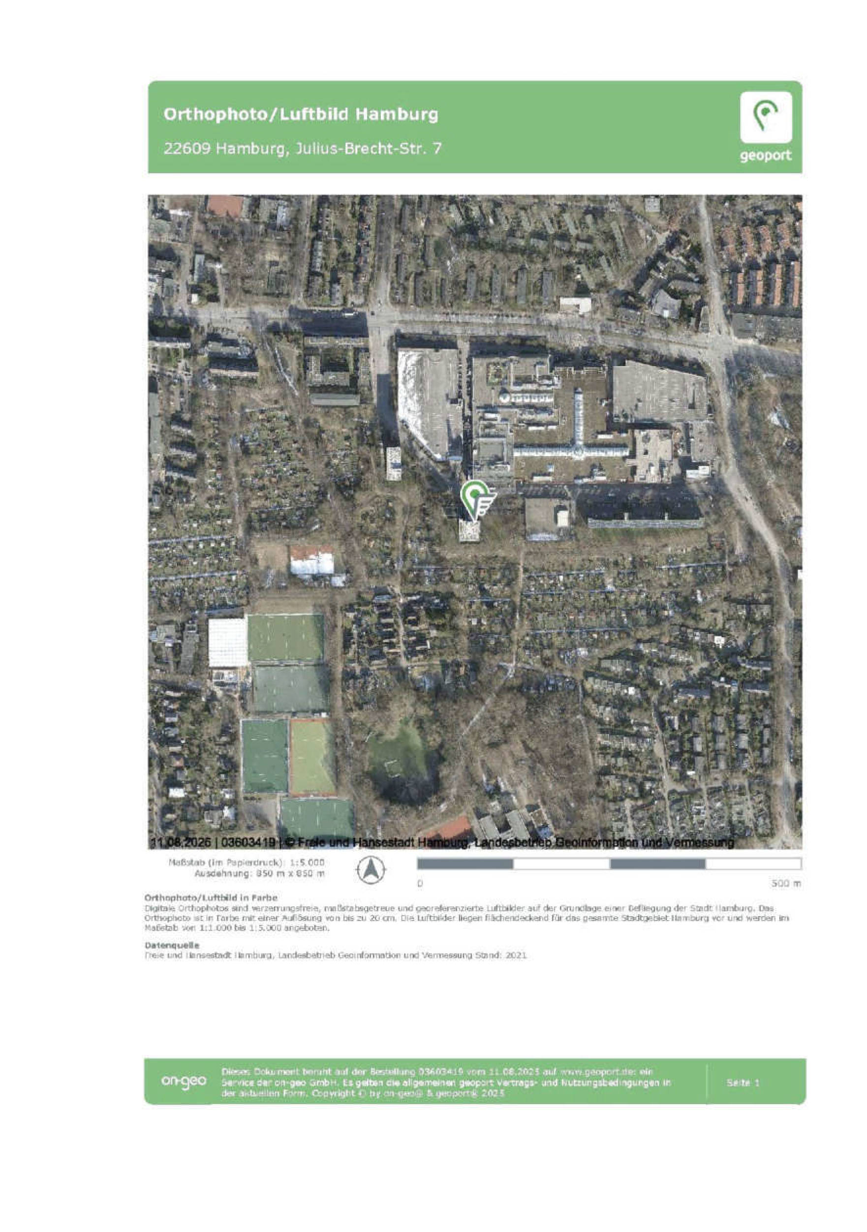 hamburg 541 K 4/25 Julius-Brecht-Straße 7, 22609 Hamburg 27