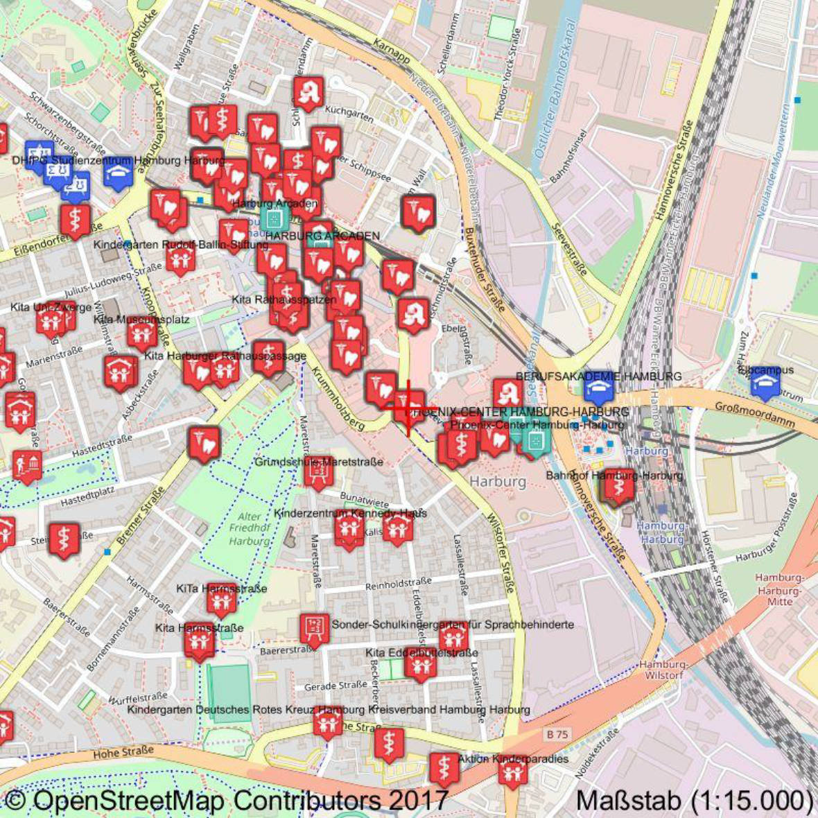 hamburg 616 K 21/22 Harburger Ring 2/Wilstorfer Straße, 21073 Hamburg 10