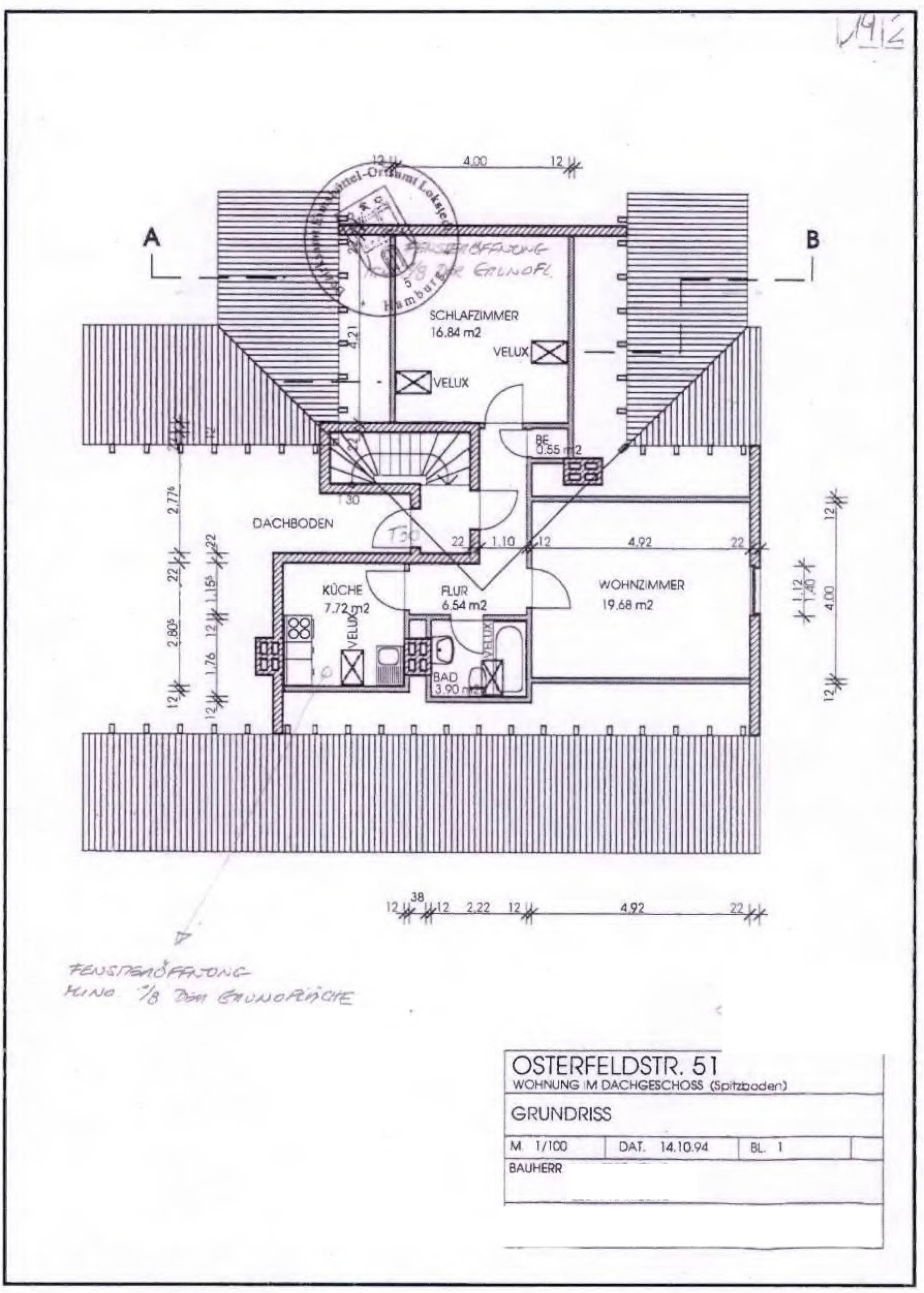 hamburg 71 K 53/24 Osterfeldstraße 51, 22529 Hamburg-Lokstedt 20