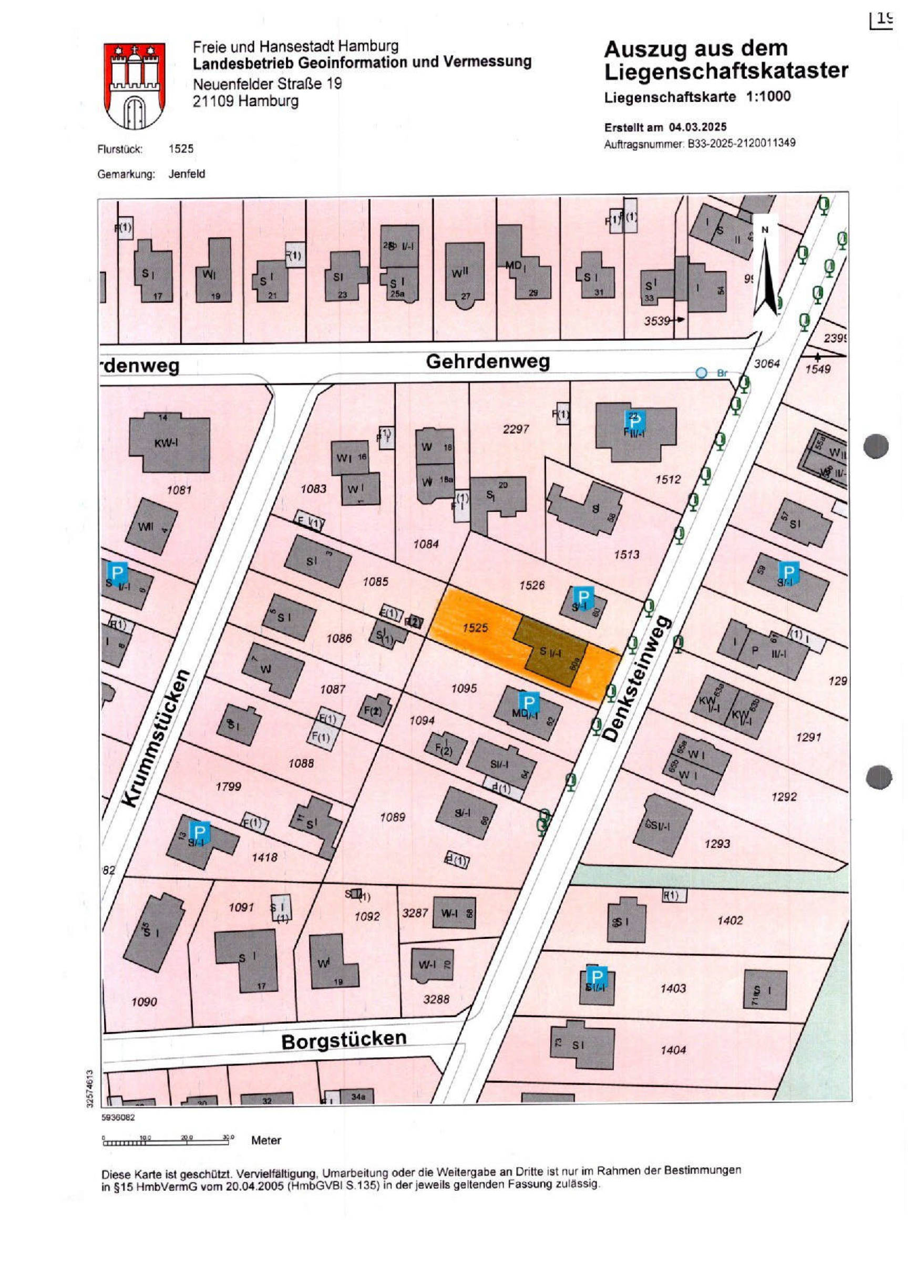 hamburg 717 K 9/25 Denksteinweg 60a, 22043 Hamburg 17