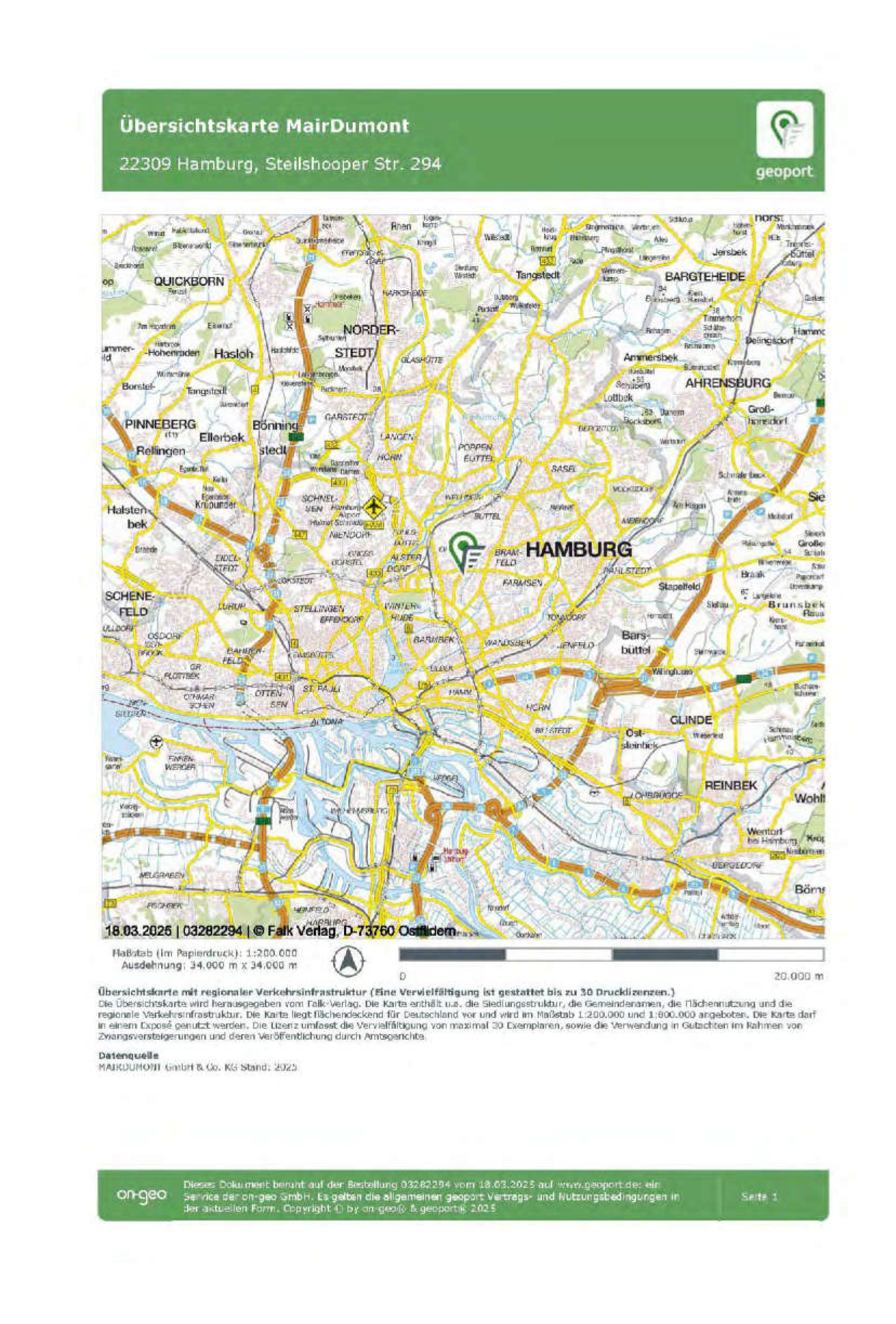 hamburg 802 K 31/24 Steilshooper Straße 294, 22309 Hamburg 28