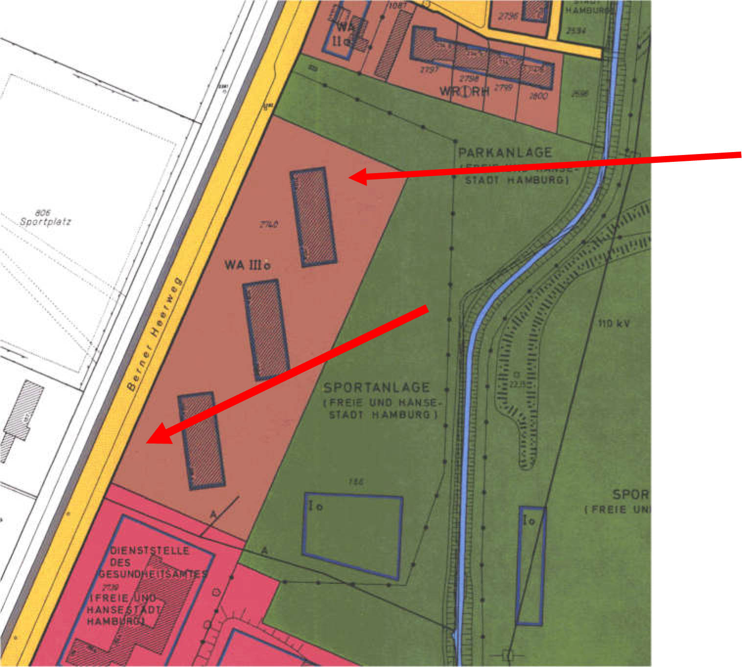 hamburg 802 K 8/25 Berner Heerweg 210 m, 22159 Hamburg 18