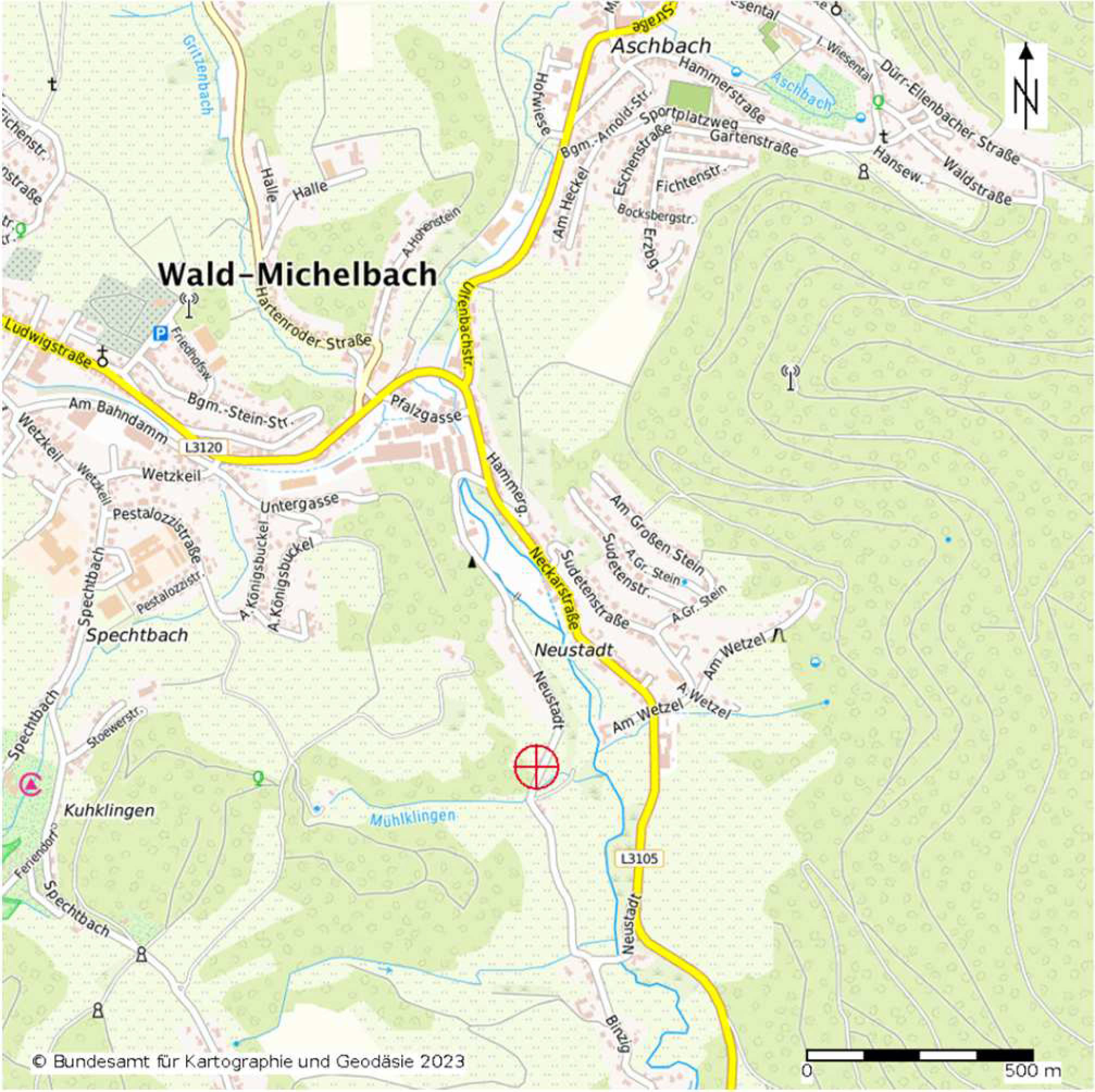 hessen 0003K0001-2023 Im Mühlklingen, 69483 Wald-Michelbach