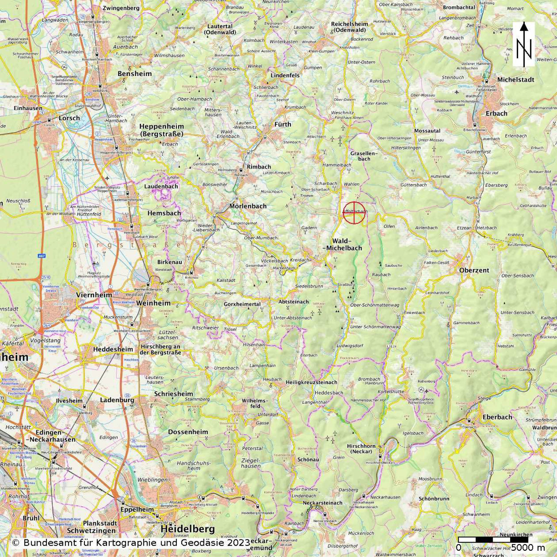 hessen 0003K0002-2023 Beerfeldener Straße 85, 69483 Wald-Michelbach, Affolterbach