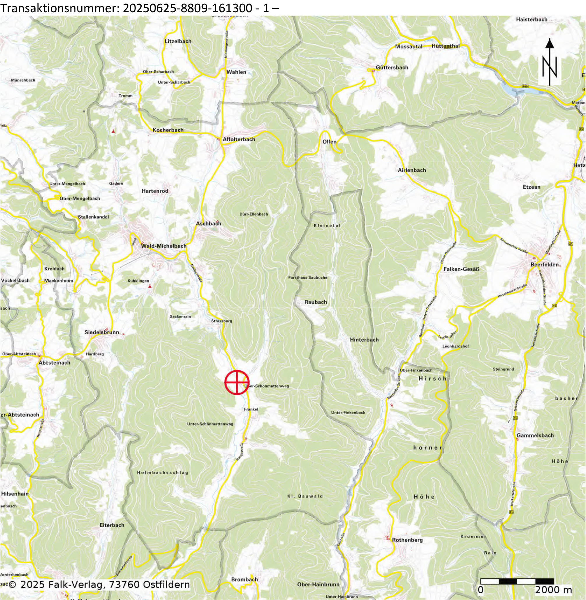 hessen 0003 K 0002/2025 Hansengasse 28, 69483 Wald-Michelbach, Ober-Schönmattenwag 22