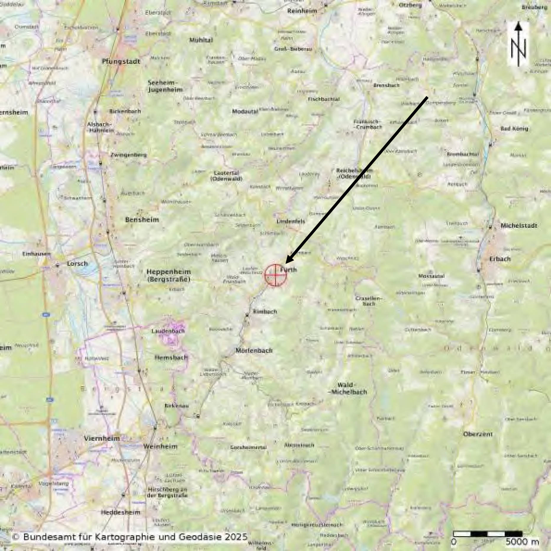 hessen 0003 K 0005/2024 Erbacher Straße 42, 64658 Fürth 24
