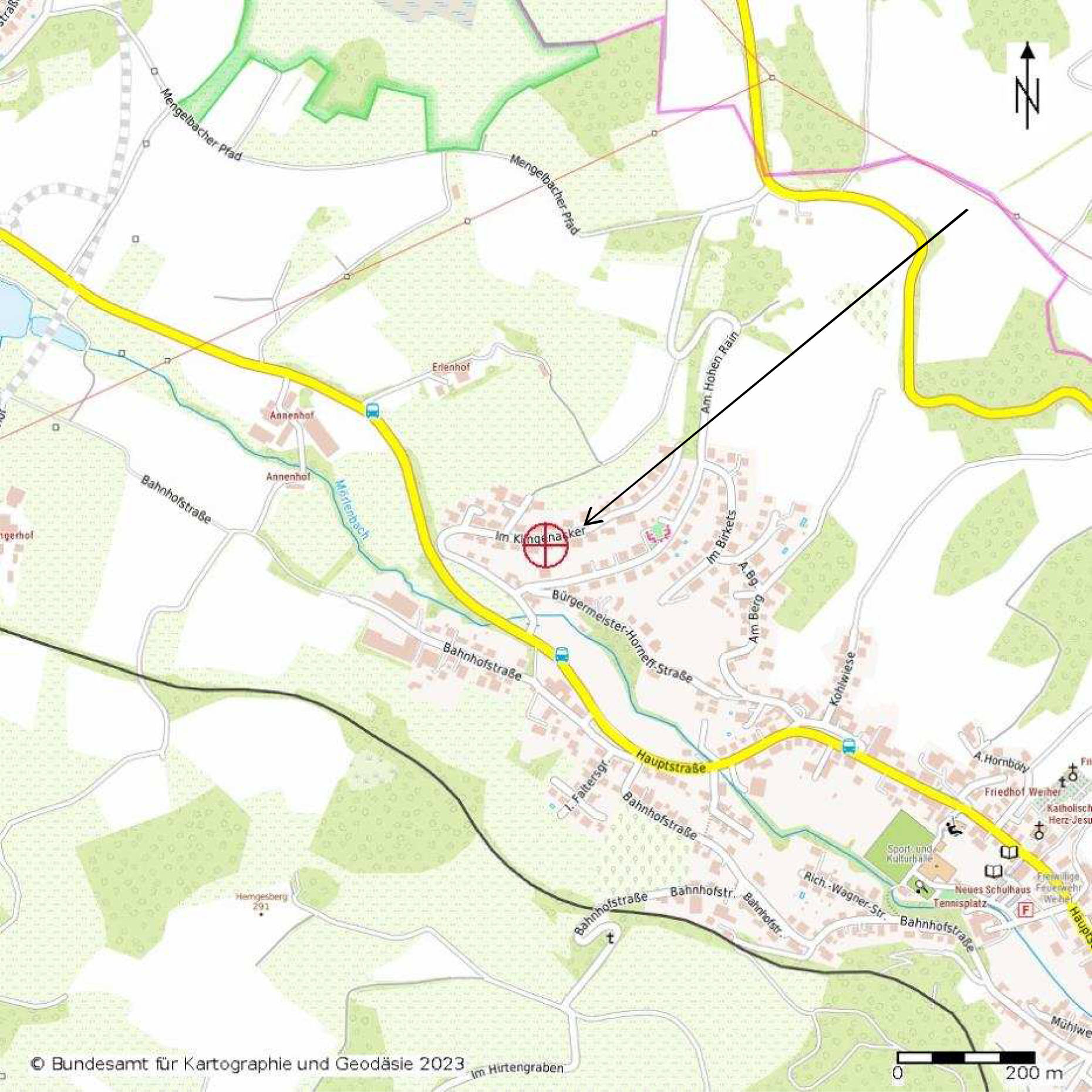 hessen 0003K0011-2020 Im Klingenacker 11, 69509 Mörlenbach, Weiher