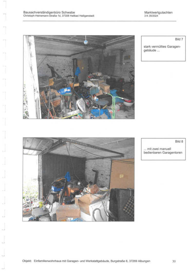 Zweifamilienhaus, Garage, und Werkstattgebäude in Burgstraße 6, 37269 Eschwege, Albungen - Bild 5