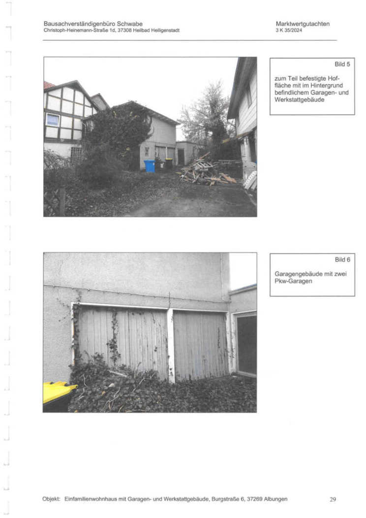 Zweifamilienhaus, Garage, und Werkstattgebäude in Burgstraße 6, 37269 Eschwege, Albungen - Bild 4