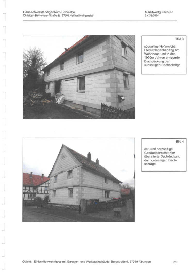 Zweifamilienhaus, Garage, und Werkstattgebäude in Burgstraße 6, 37269 Eschwege, Albungen - Bild 3