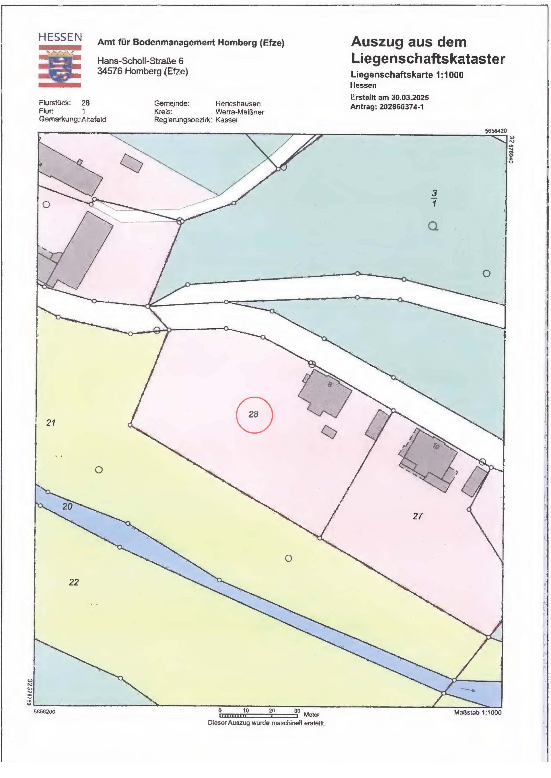 hessen 0003 K 0045/2023 Heidelbergstraße 8, 37293 Herleshausen, Altefeld 22