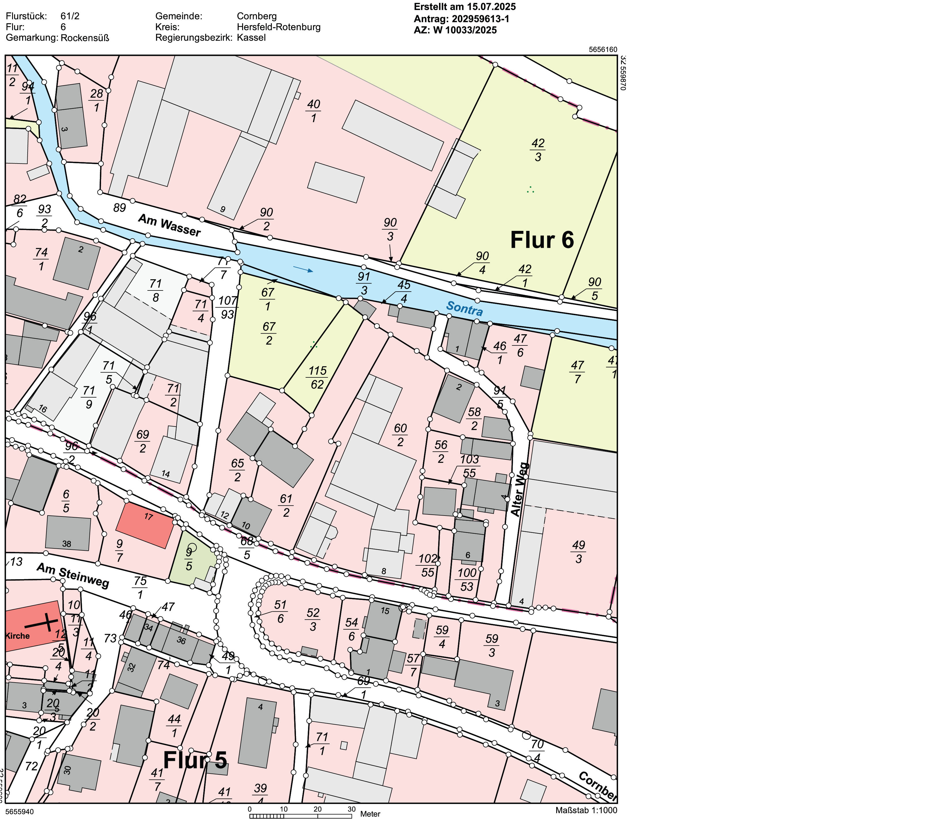 hessen 0004 K 0008/2025 Sontraer Straße  10, 36219 Cornberg, Rockensüß 11