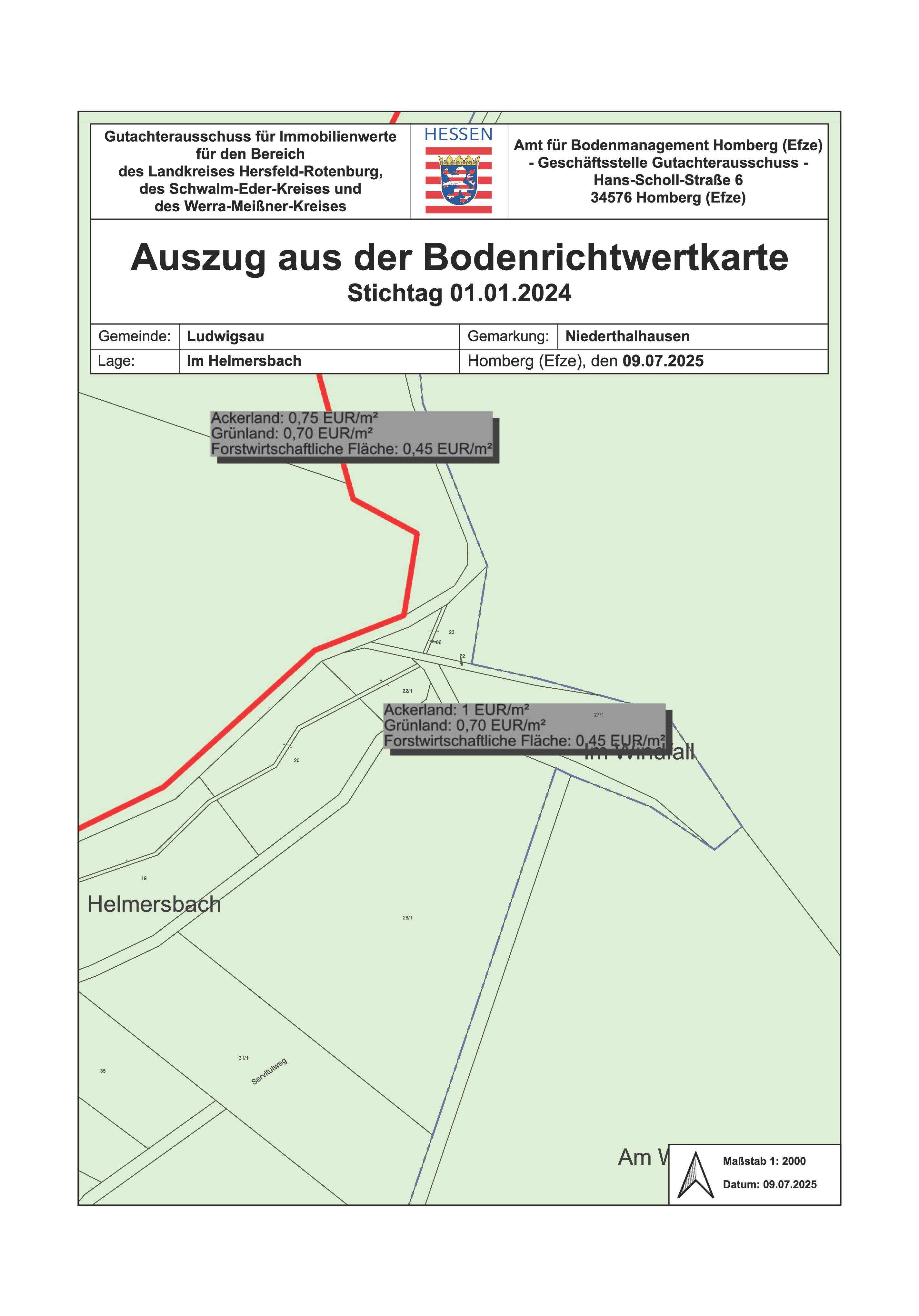 hessen 0004 K 0057/2024 Im Helmersbach, 36251 Ludwigsau, Niederthalhausen 11