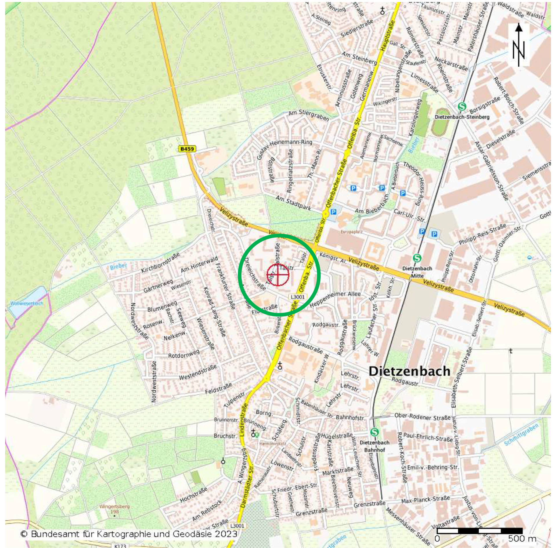 hessen 0007 K 0002/2023 Dreieichstraße 1-5; Talstraße 5-9, 63128 Dietzenbach 23