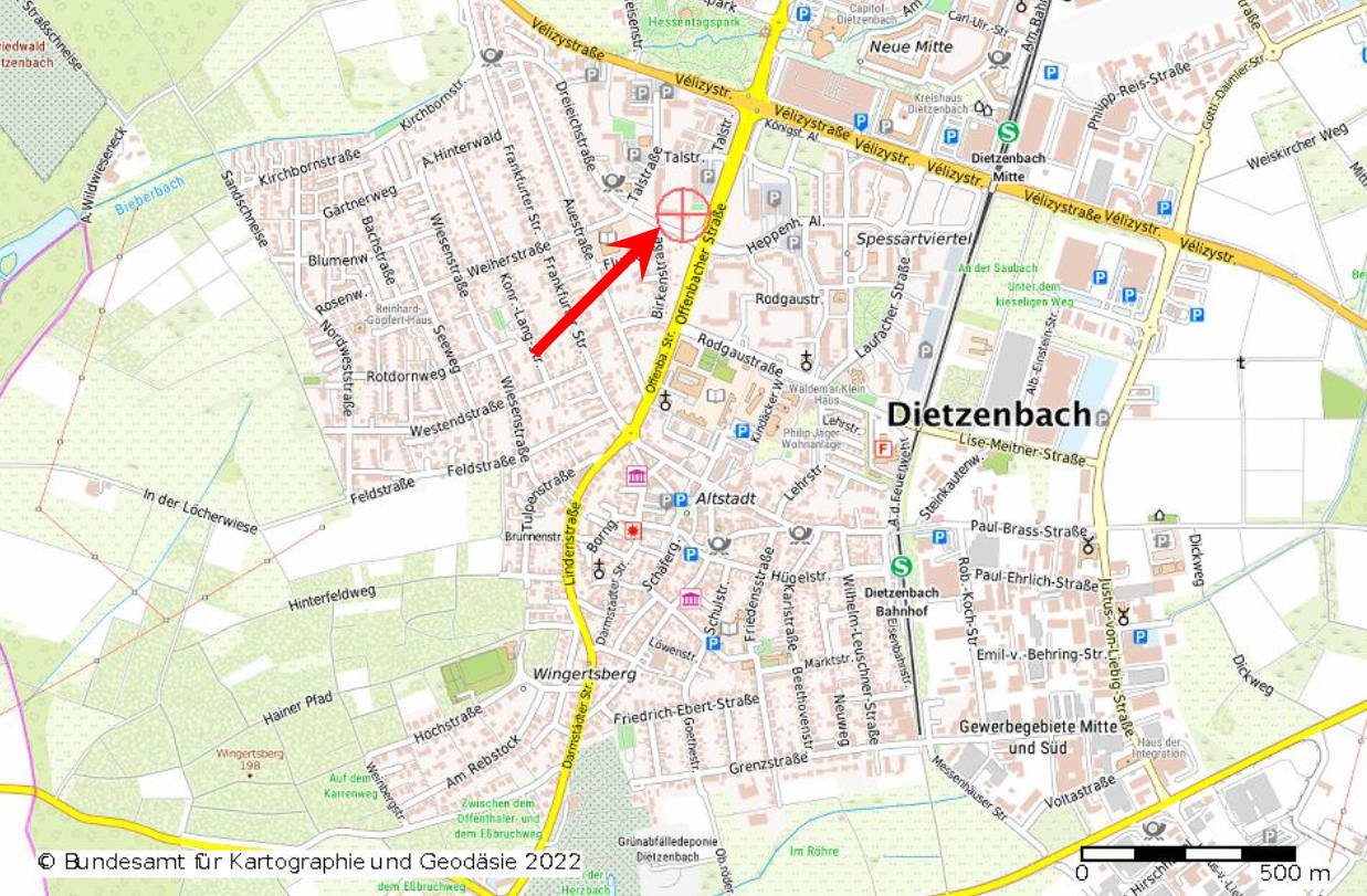 hessen 0007 K 0002/2023 Dreieichstraße 1-5; Talstraße 5-9, 63128 Dietzenbach 20