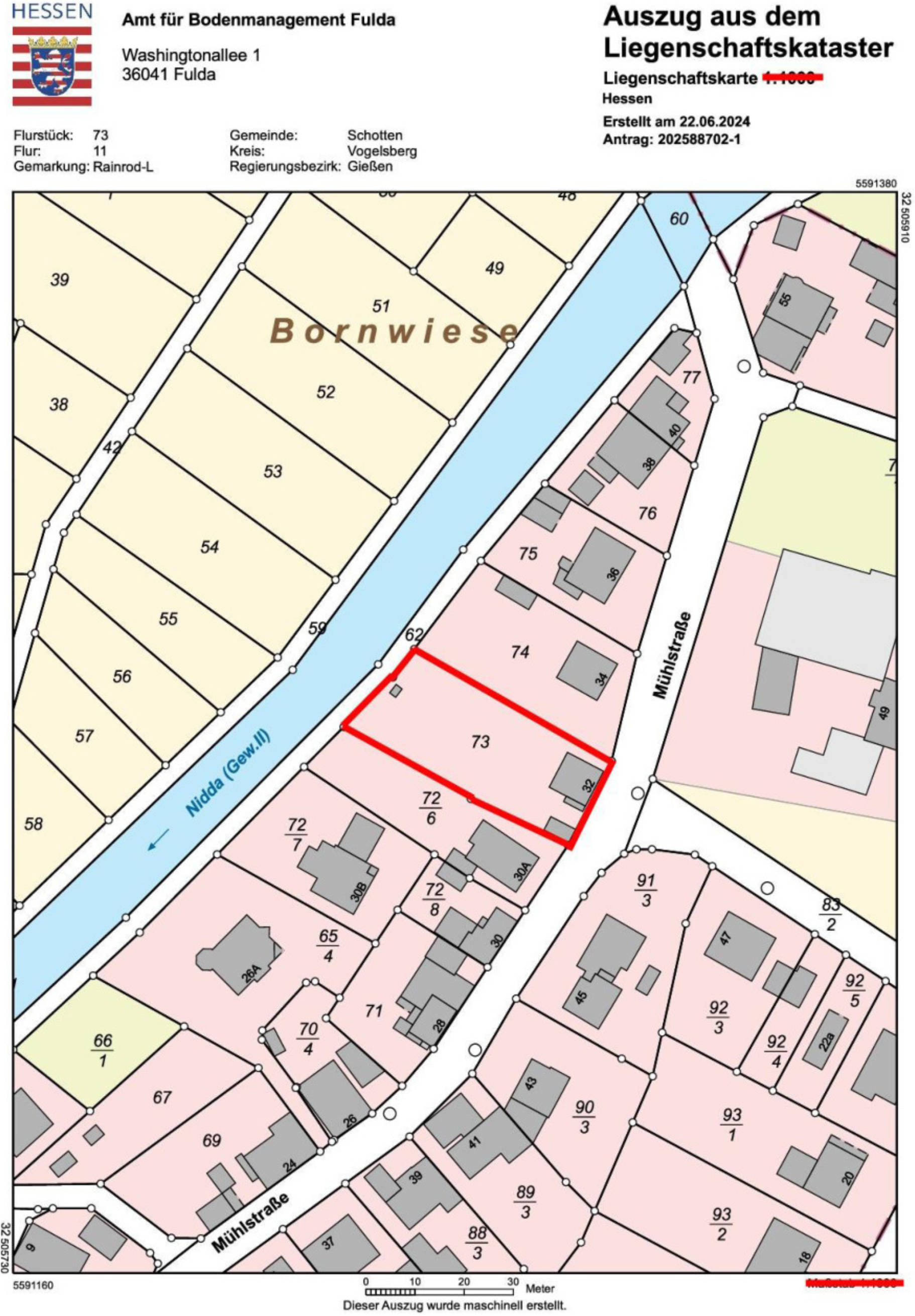hessen 0007K0009/2024 Mühlstraße 32, 63679 Schotten, Rainrod 6