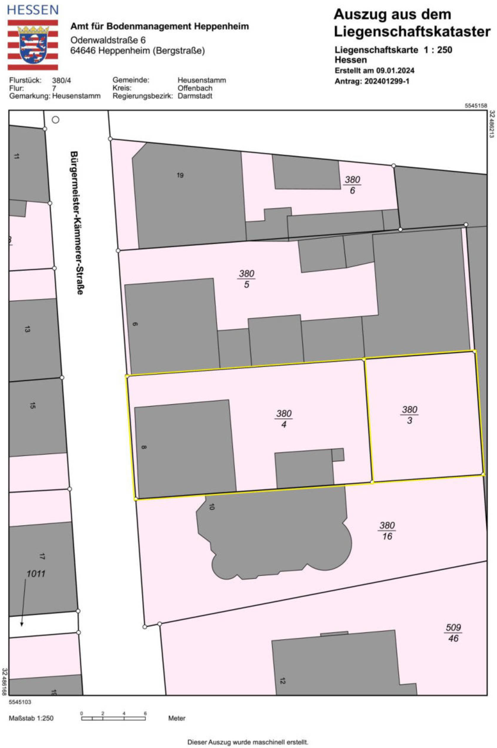 hessen 0007K0010-2023 Bürgermeister-Kämmerer-Str.  8, 63150 Heusenstamm