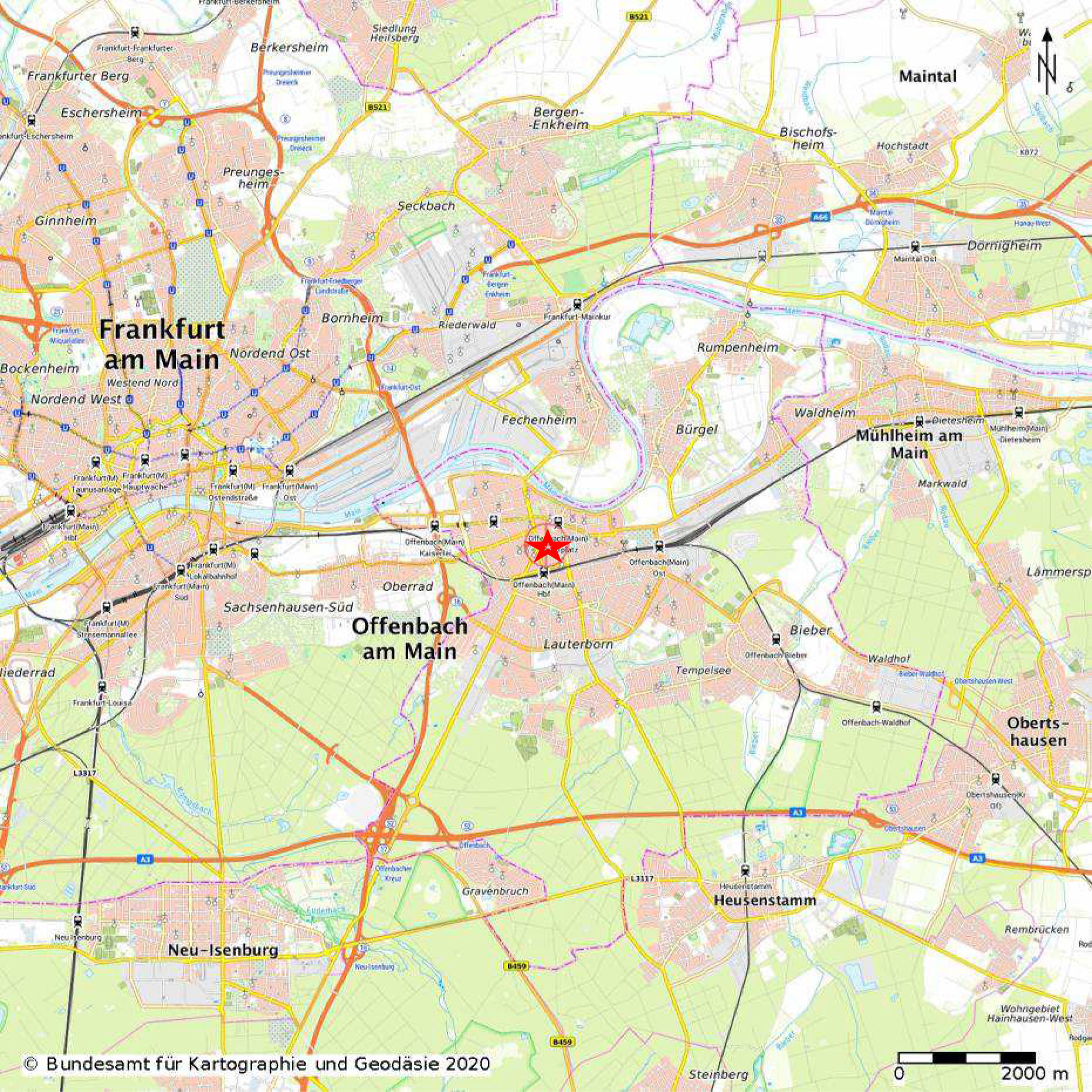 hessen 0007K0014-2020 Geleitsstraße 32 - 34, 63065 Offenbach