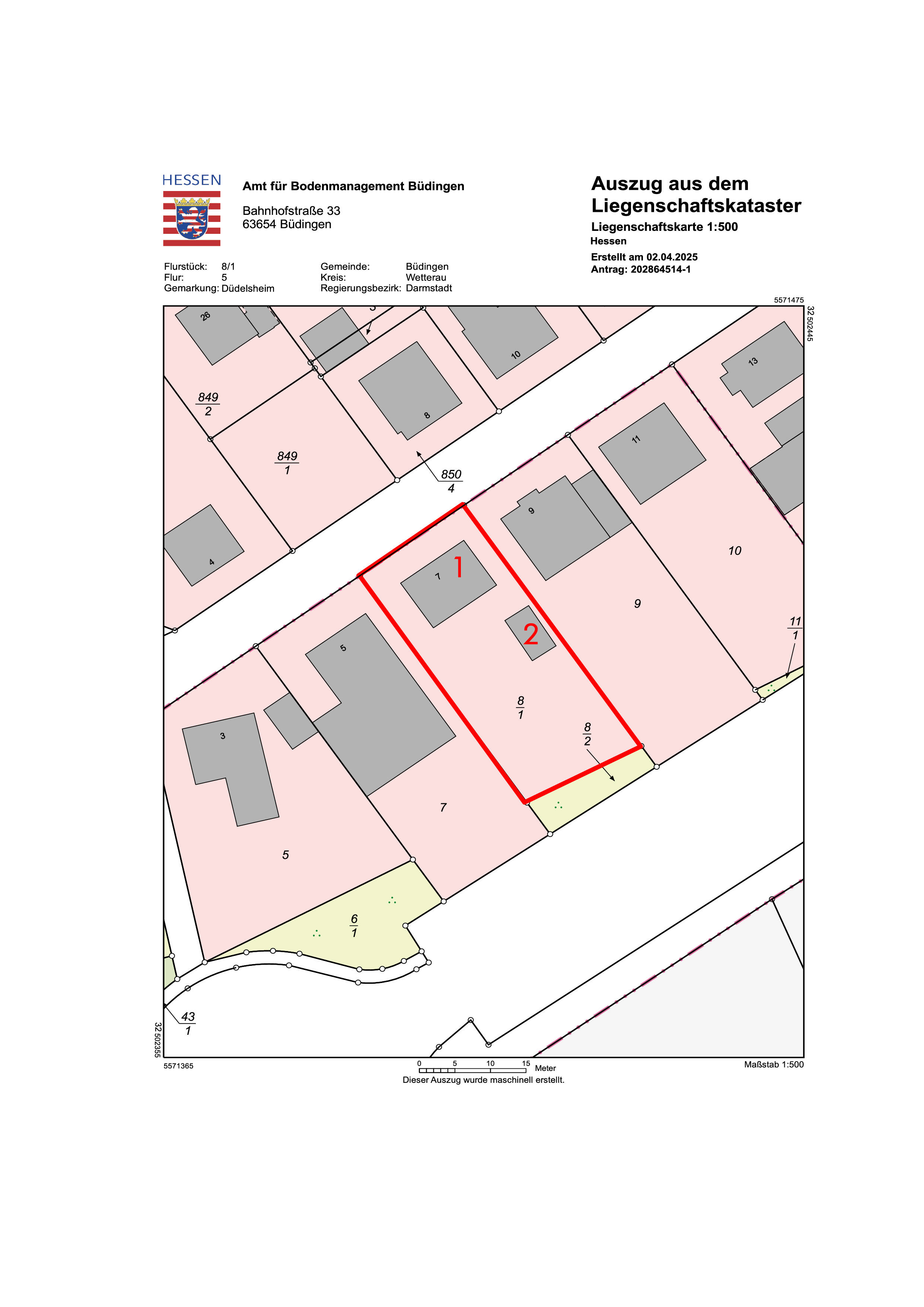 hessen 0007 K 0021/2024 Auf der Biehm 7, 63654 Büdingen, Düdelsheim 27