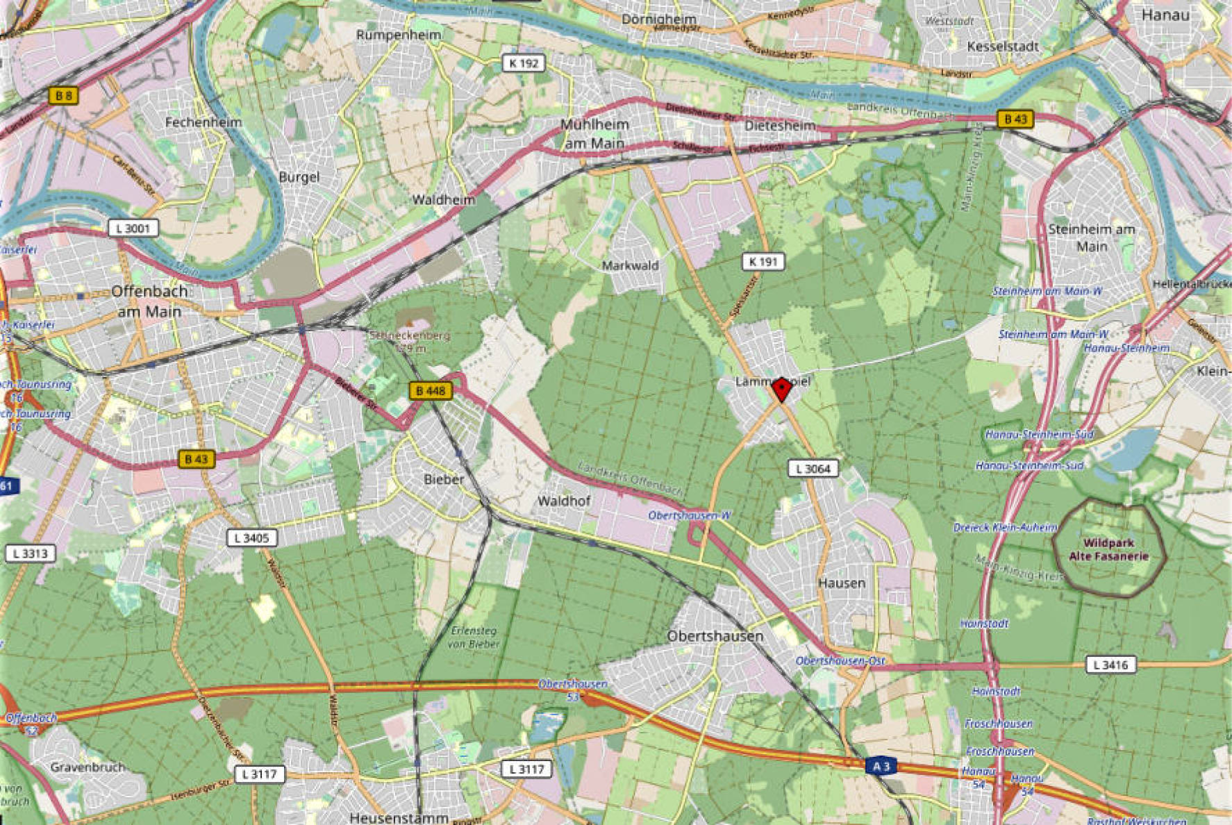 hessen 0007K0046-2020 Hausener Straße 7, 63165 Mühlheim, Ortsteil Lämmerspiel