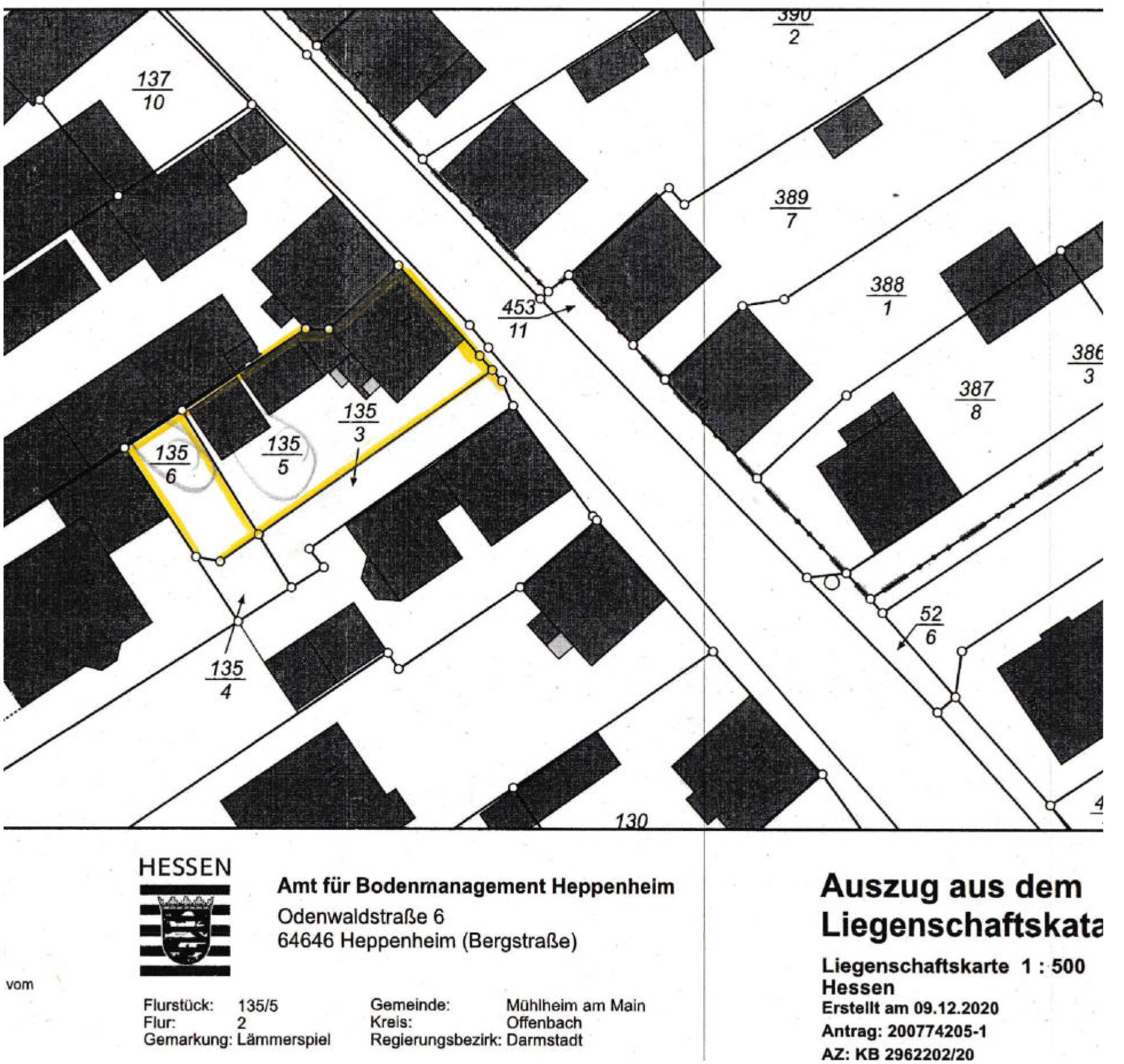 hessen 0007K0046-2020 Hausener Straße 7, 63165 Mühlheim, Ortsteil Lämmerspiel