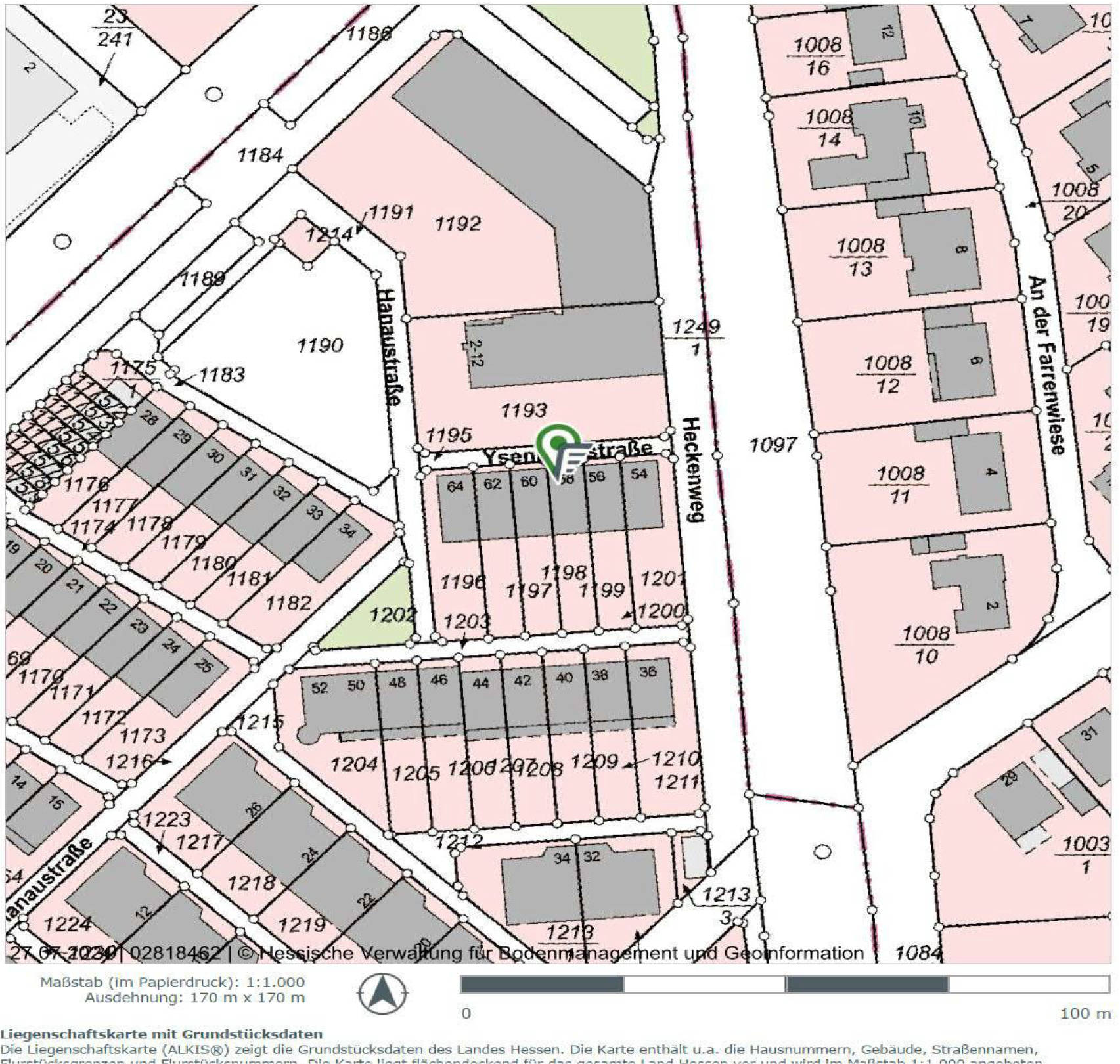 hessen 0007K0048-2023 Ysenburgstraße/Falkensteinstraße 58, 63303 Dreieich, Dreieichenhain