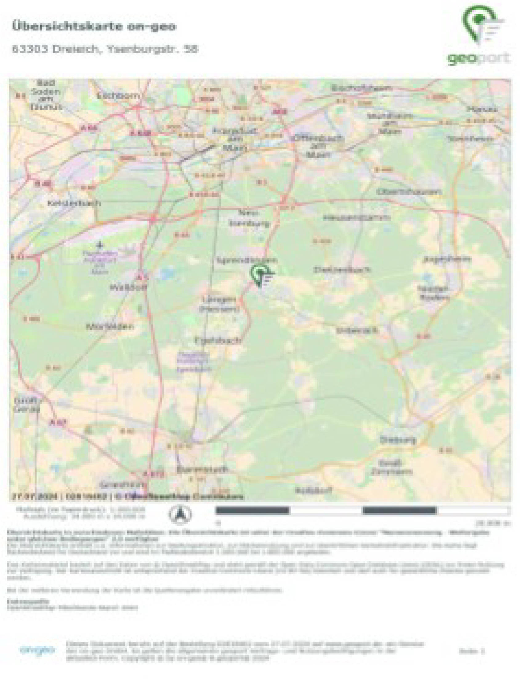 hessen 0007K0048-2023 Ysenburgstraße/Falkensteinstraße 58, 63303 Dreieich, Dreieichenhain