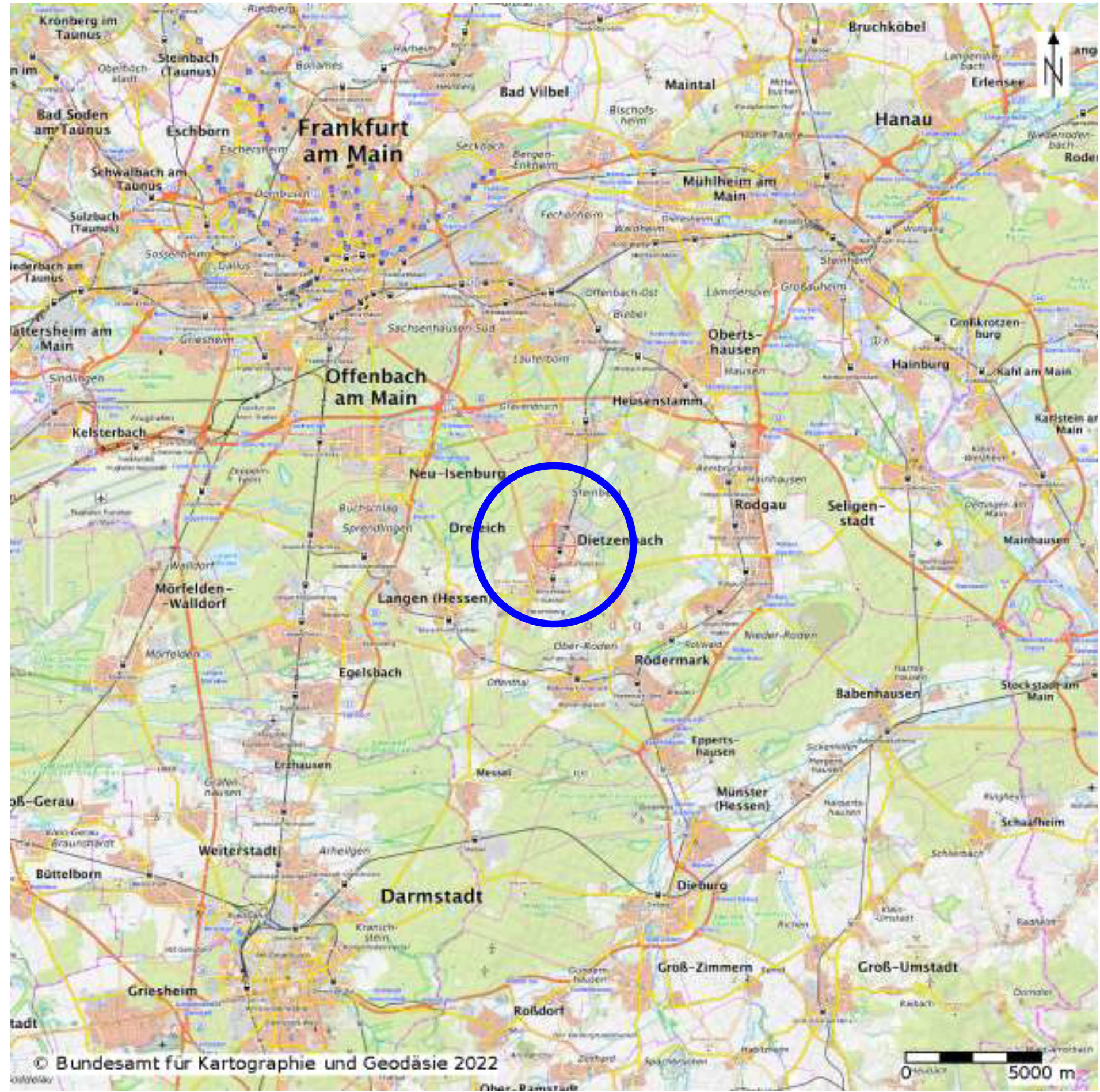 hessen 0007K0074-2021 1. Georg-August-Zinn-Straße. 20-22, Werner-Hilpert-Straße.6-16  2. Werner-Hilpert-Straße, Georg-August-Zinn-Straße, Am Bieberbach, 63128 Dietzenbach