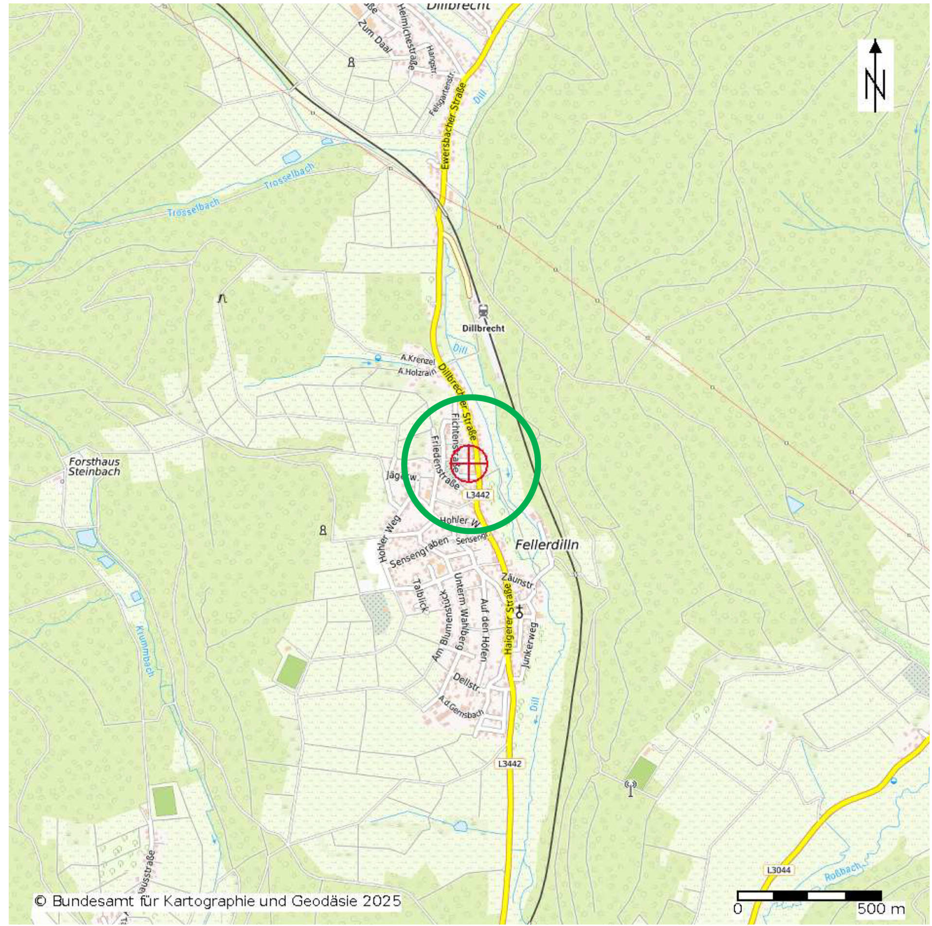 hessen 0008 K 0002/2024 Dillbrechter Straße 19, 35708 Haiger, Fellerdilln 36