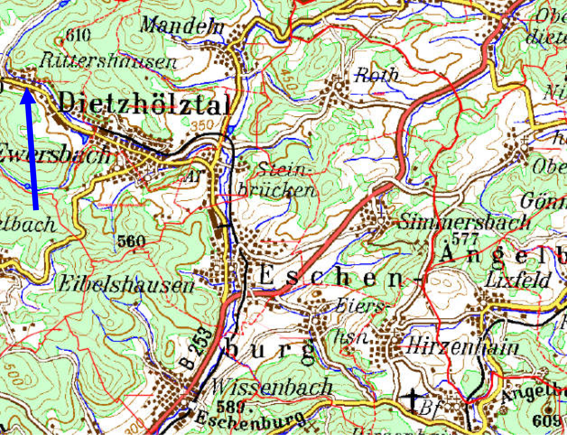 hessen 0008 K 0012/2025 Siegener Straße  1, 35716 Dietzhölztal, Rittershausen 30