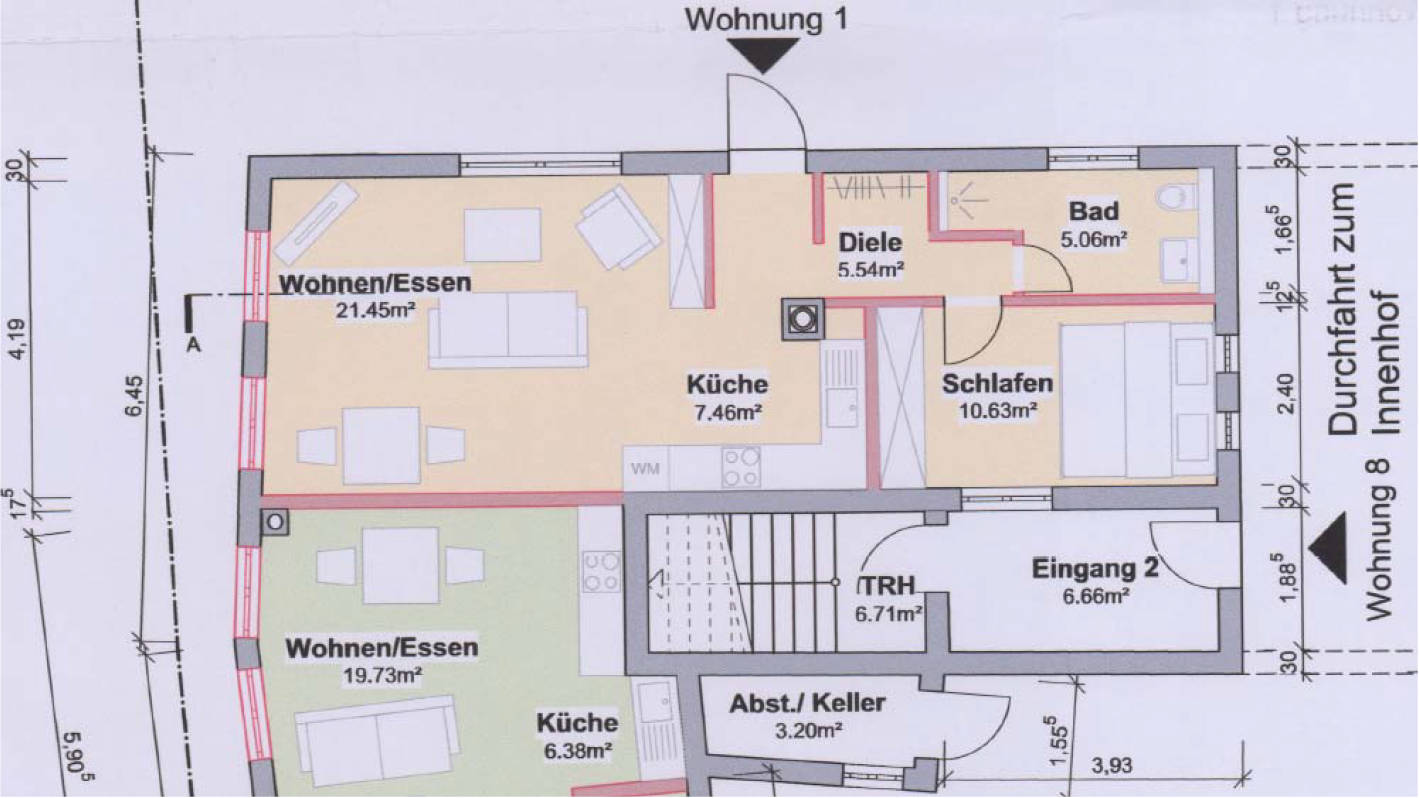 Wohn-/Geschäftshaus, Mehrfamilienhaus in Marburger Straße 4, 35688 Dillenburg, Oberscheld - Bild 2