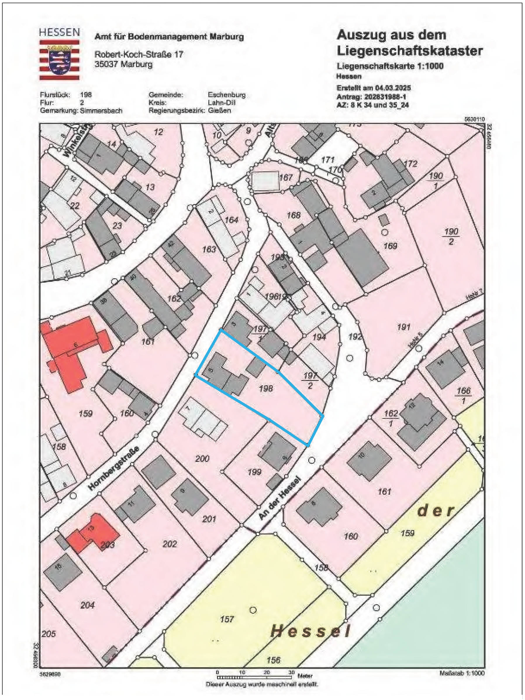 hessen 0008 K 0034/2024 Hornbergstraße 5, 35713 Eschenburg, Simmersbach 25