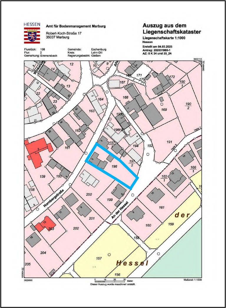hessen 0008 K 0035/2024 Hornbergstraße 3, 35713 Eschenburg, Simmersbach 20