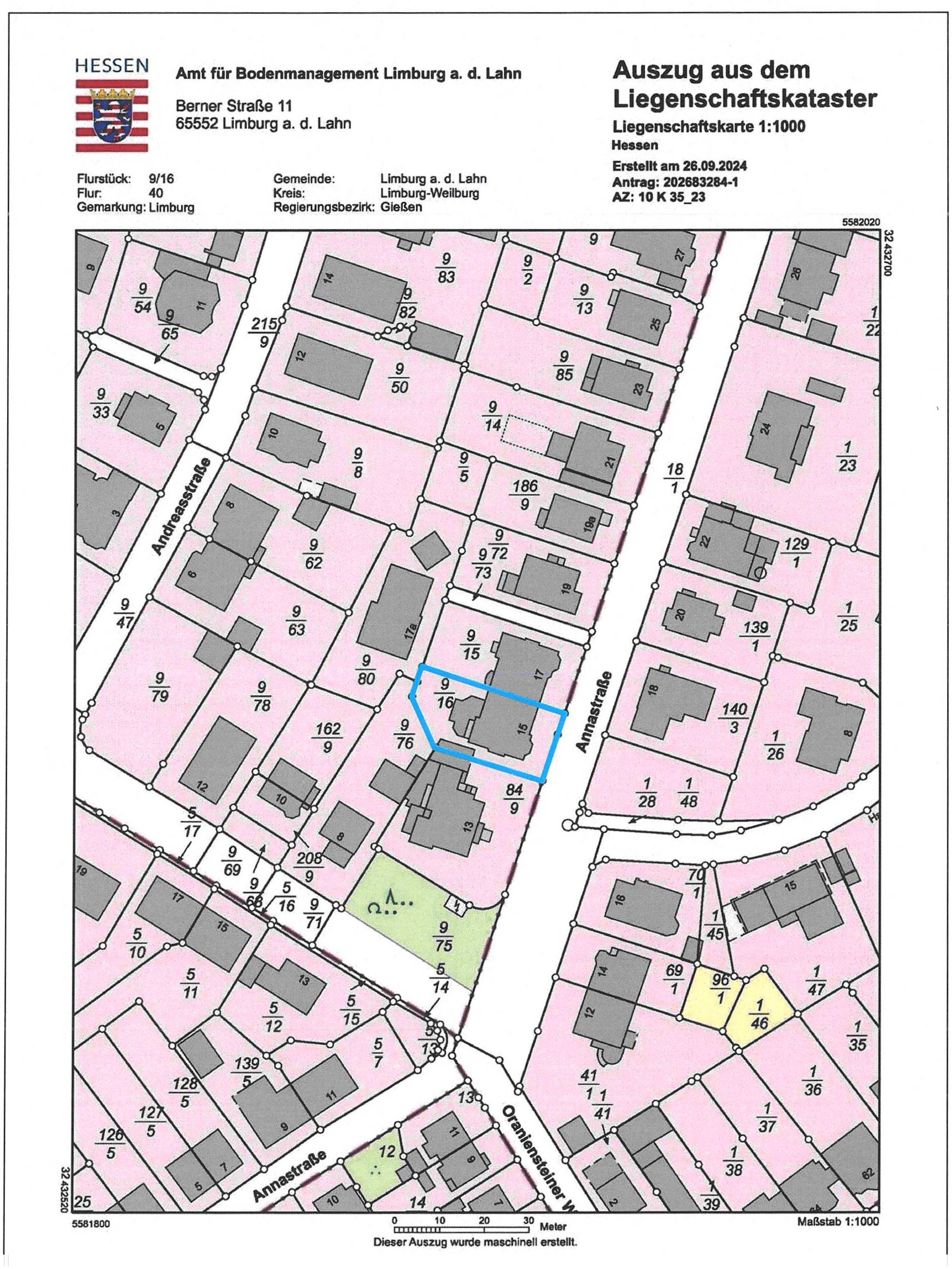 hessen 0010 K 0035/2023 Annastraße 15, 65549 Limburg 18