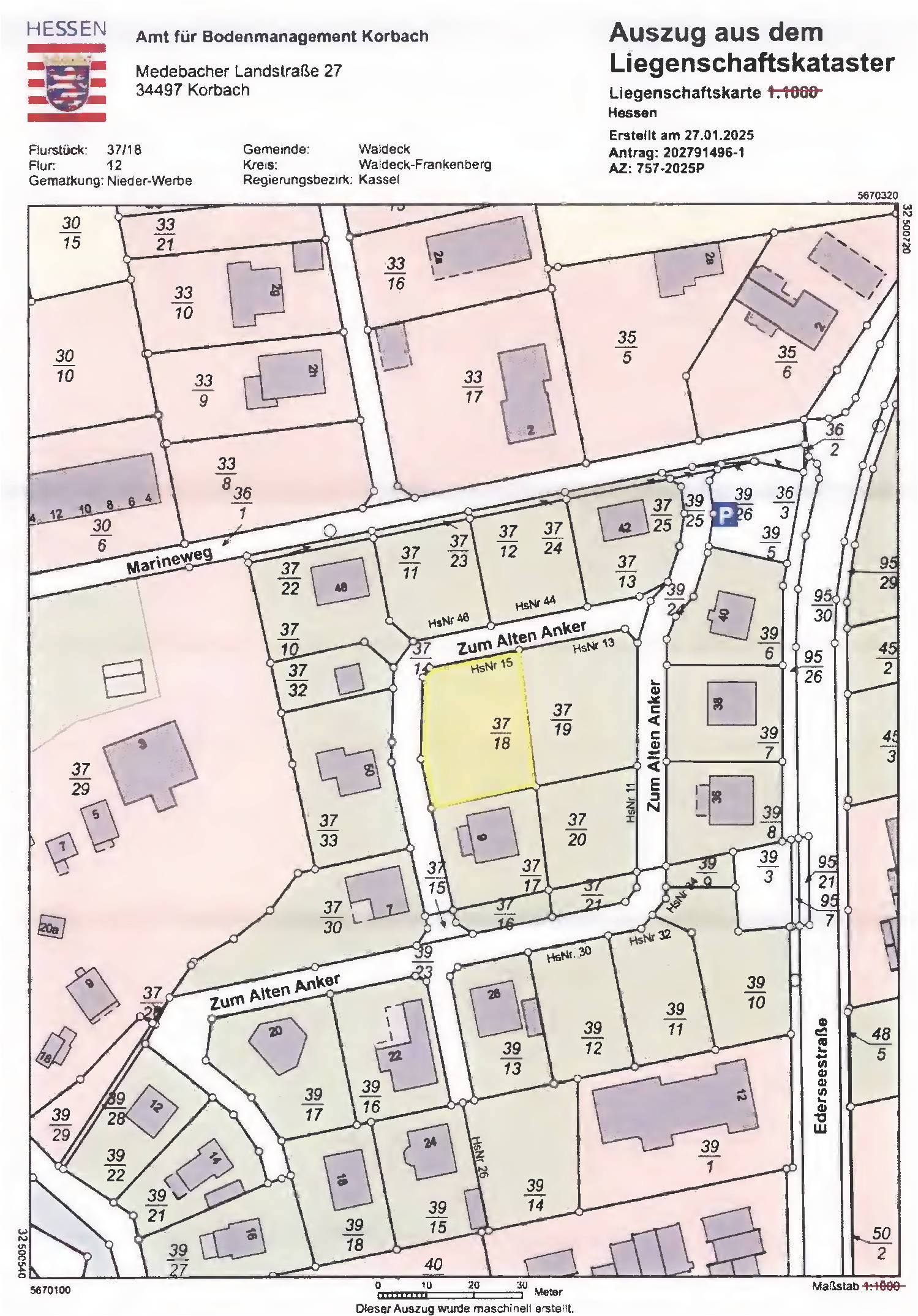 Baugrundstück in Zum Alten Anker 15, 34513 Waldeck, Nieder-Werbe - Bild 4