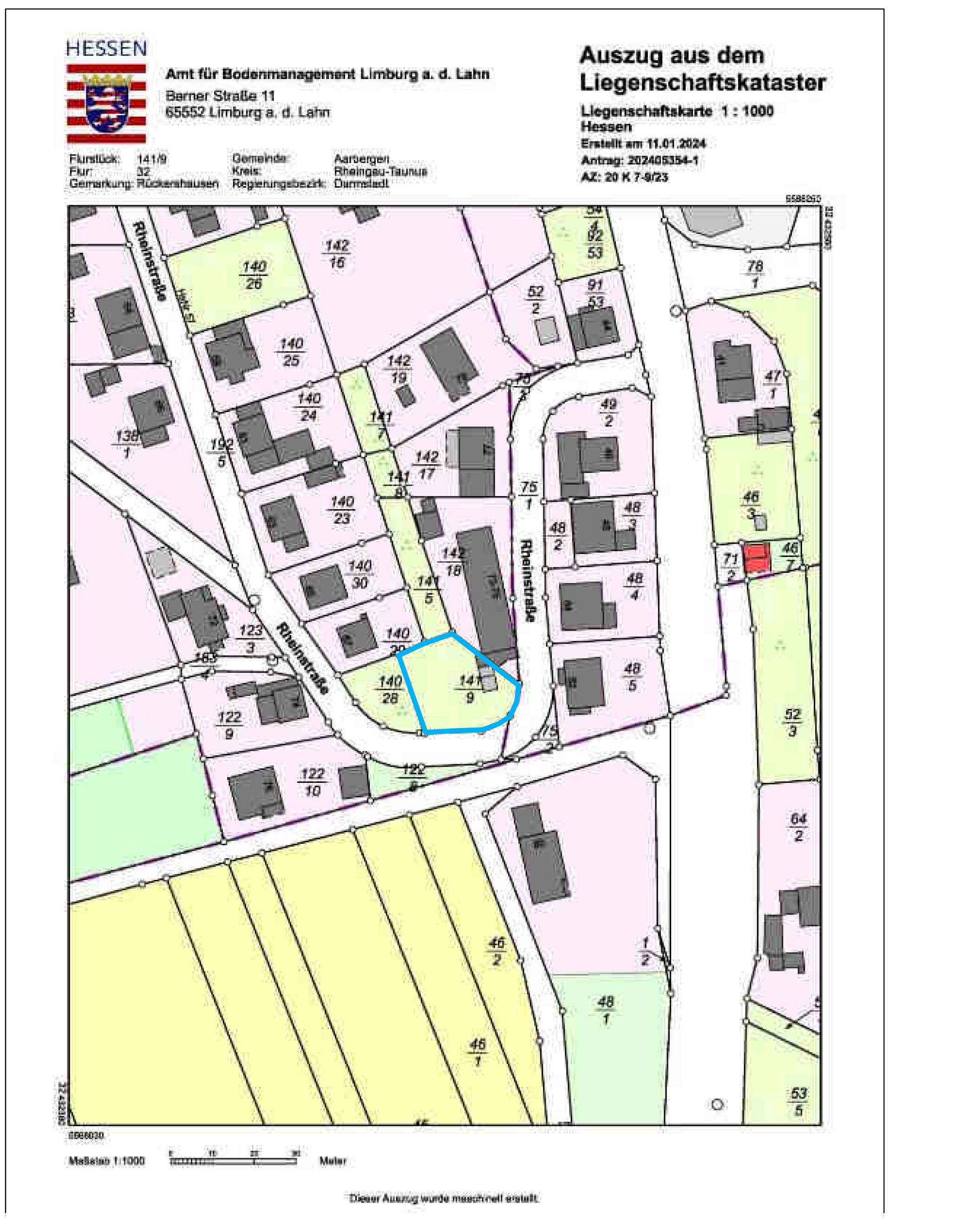 hessen 0020K0007-2023 Rheinstraße, 65325 Rückershausen