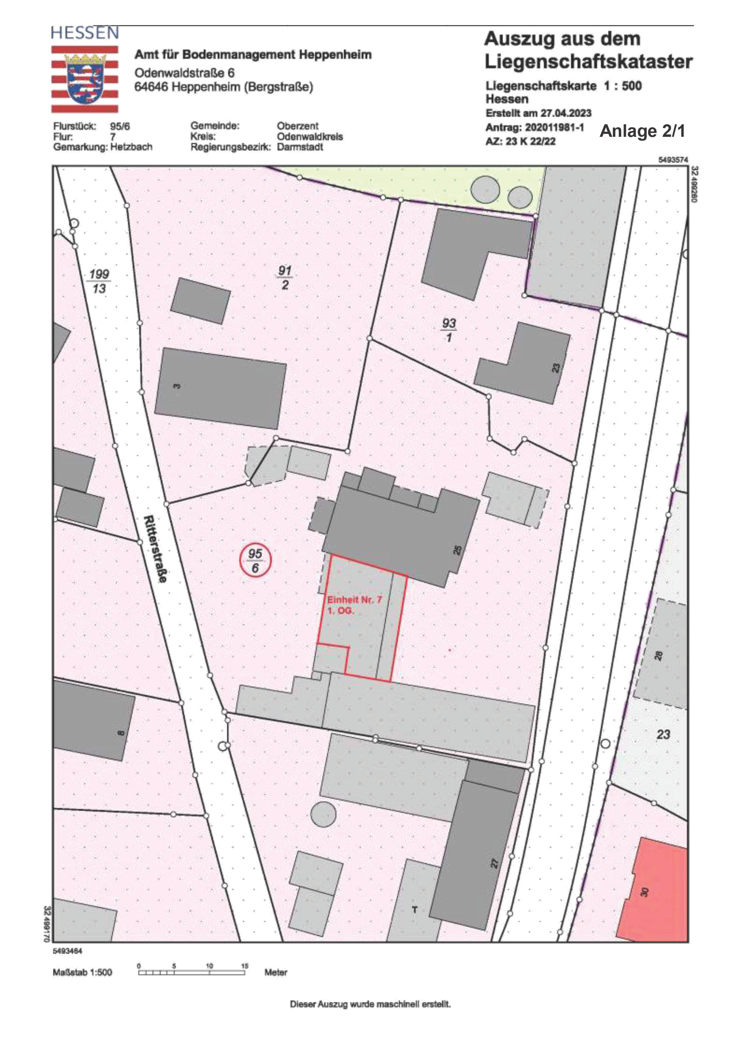 hessen 0023K0024/2024 Erbacher Straße 25, 64760 Oberzent, Hetzbach 17