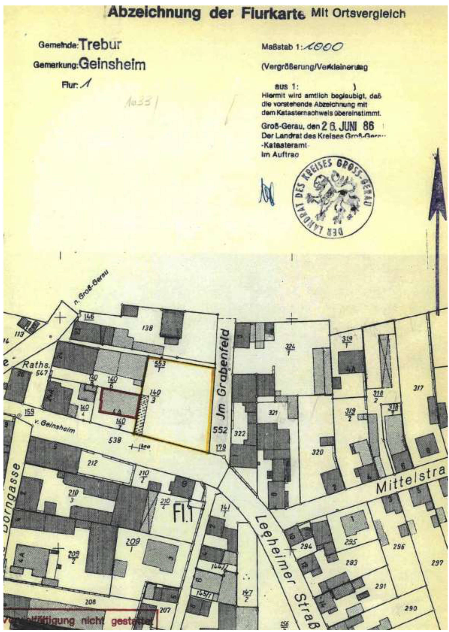 hessen 0024 K 0007/2024 Leeheimer Straße  4, 4a , 65468 Trebur, Geinsheim 16