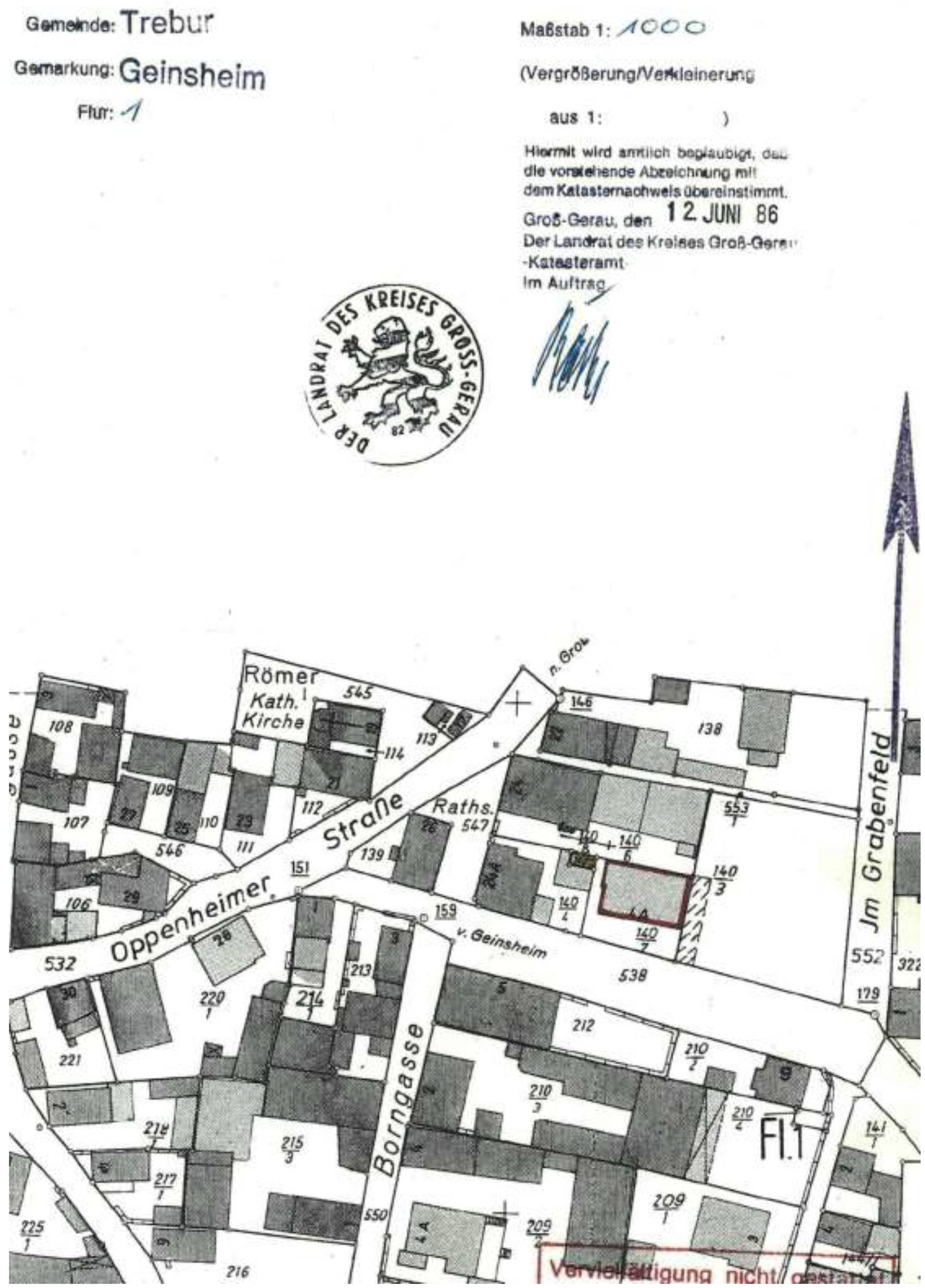 hessen 0024 K 0007/2024 Leeheimer Straße  4, 4a , 65468 Trebur, Geinsheim 14