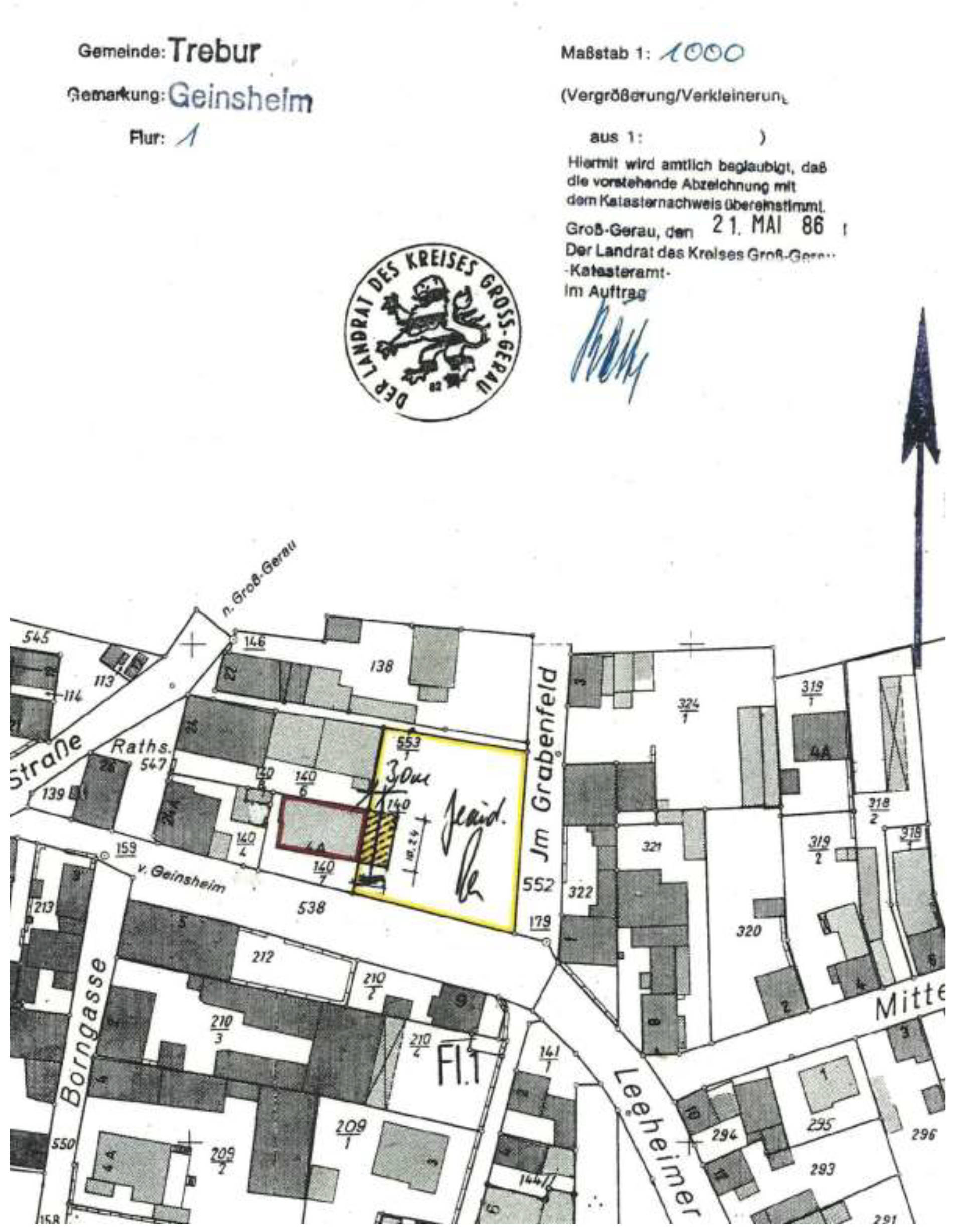 hessen 0024 K 0007/2024 Leeheimer Straße  4, 4a , 65468 Trebur, Geinsheim 18