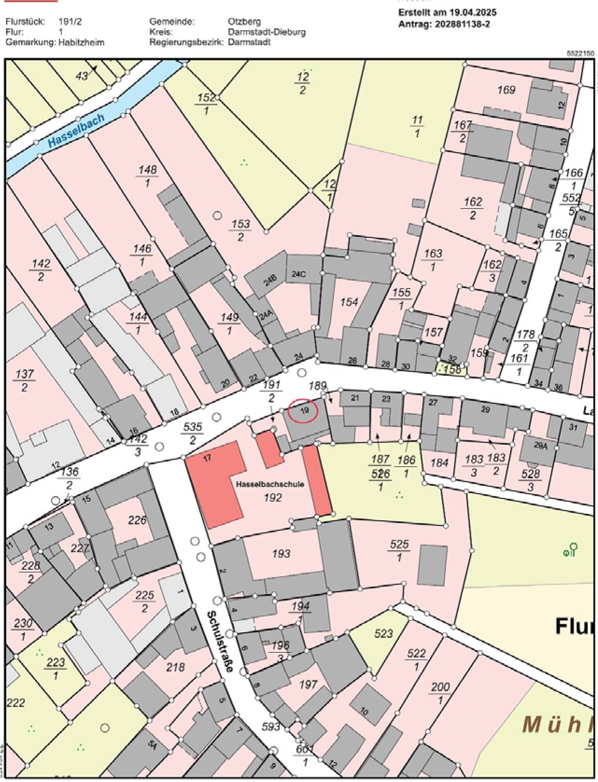 hessen 0030 K 0013/2024 Langgasse 19, 64853 Otzberg, Habitzheim 25