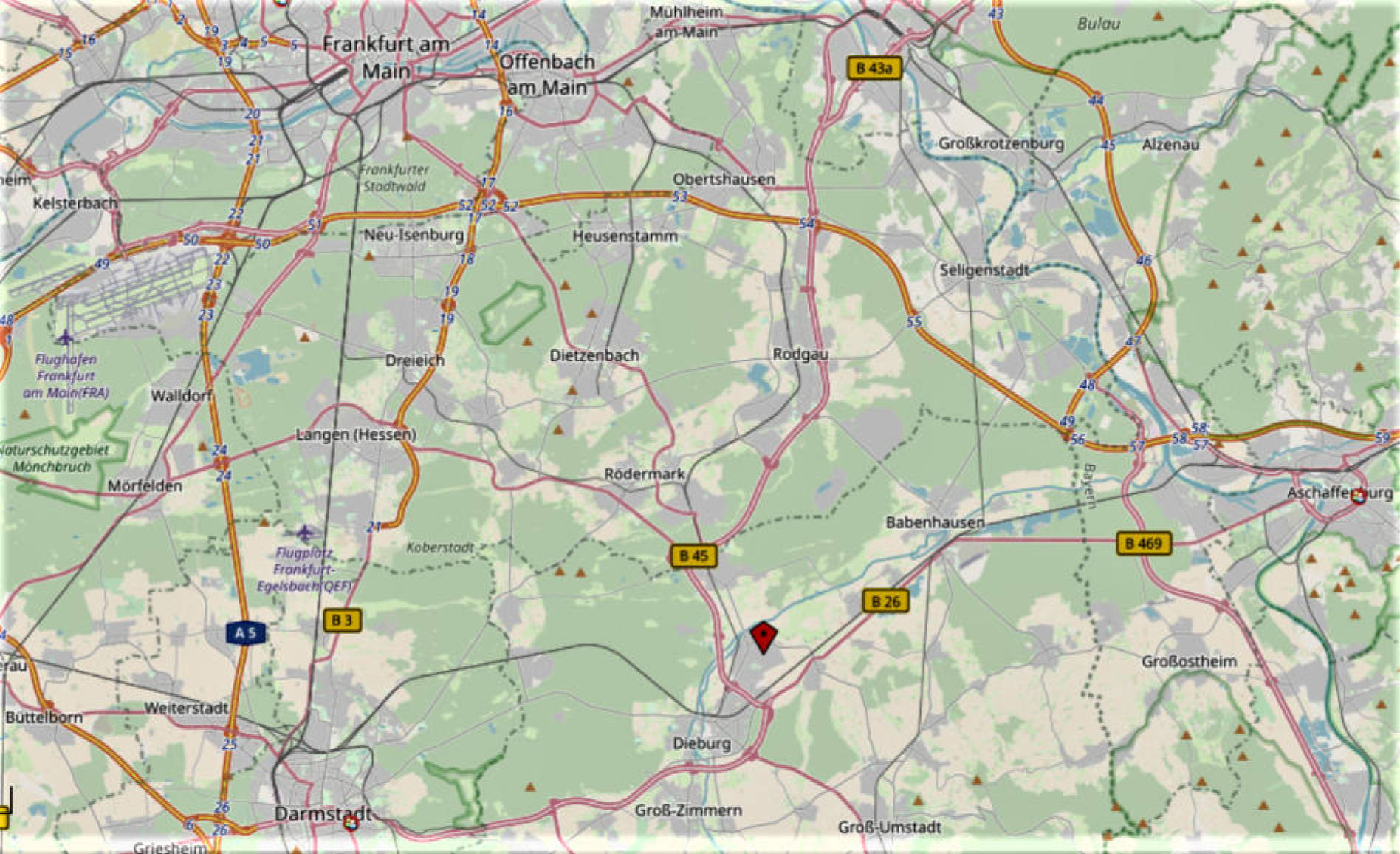hessen 0030K0029-2020 Rosenstraße 1 und Rosenstraße 3, 64839 Münster
